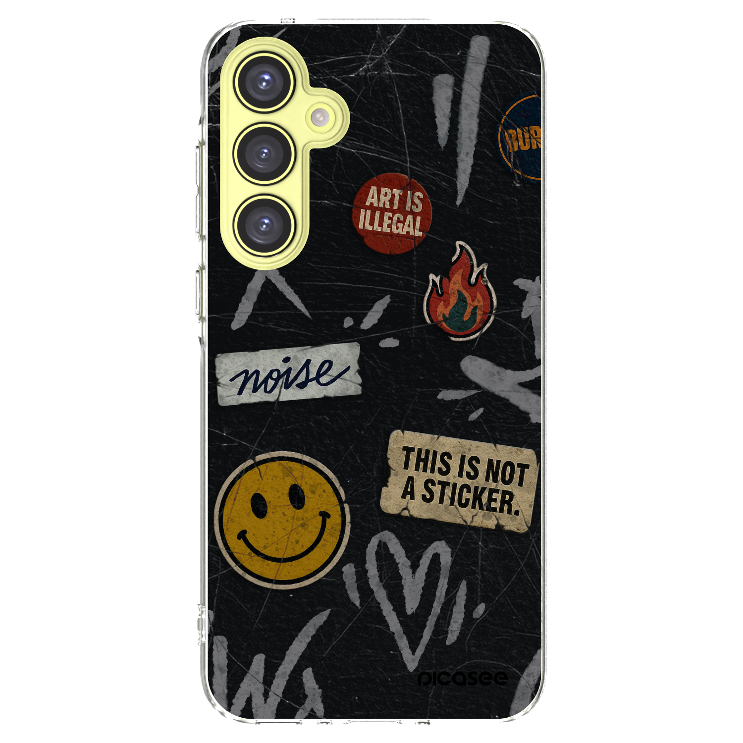 Picasee husă transparentă din silicon pentru Samsung Galaxy A35 5G A356B - STICKERS x TAGS