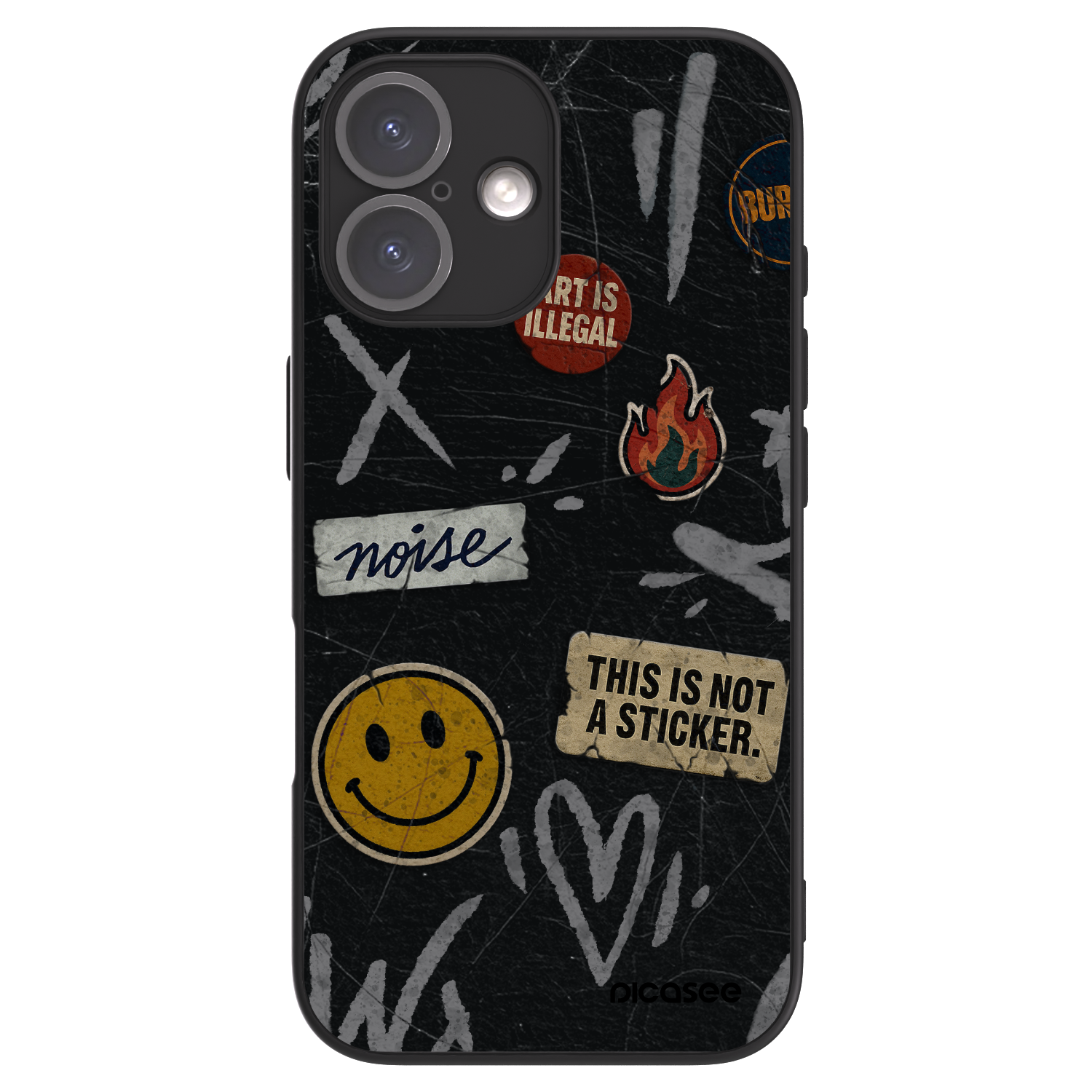 Picasee ULTIMATE CASE pentru Apple iPhone 16 - STICKERS x TAGS