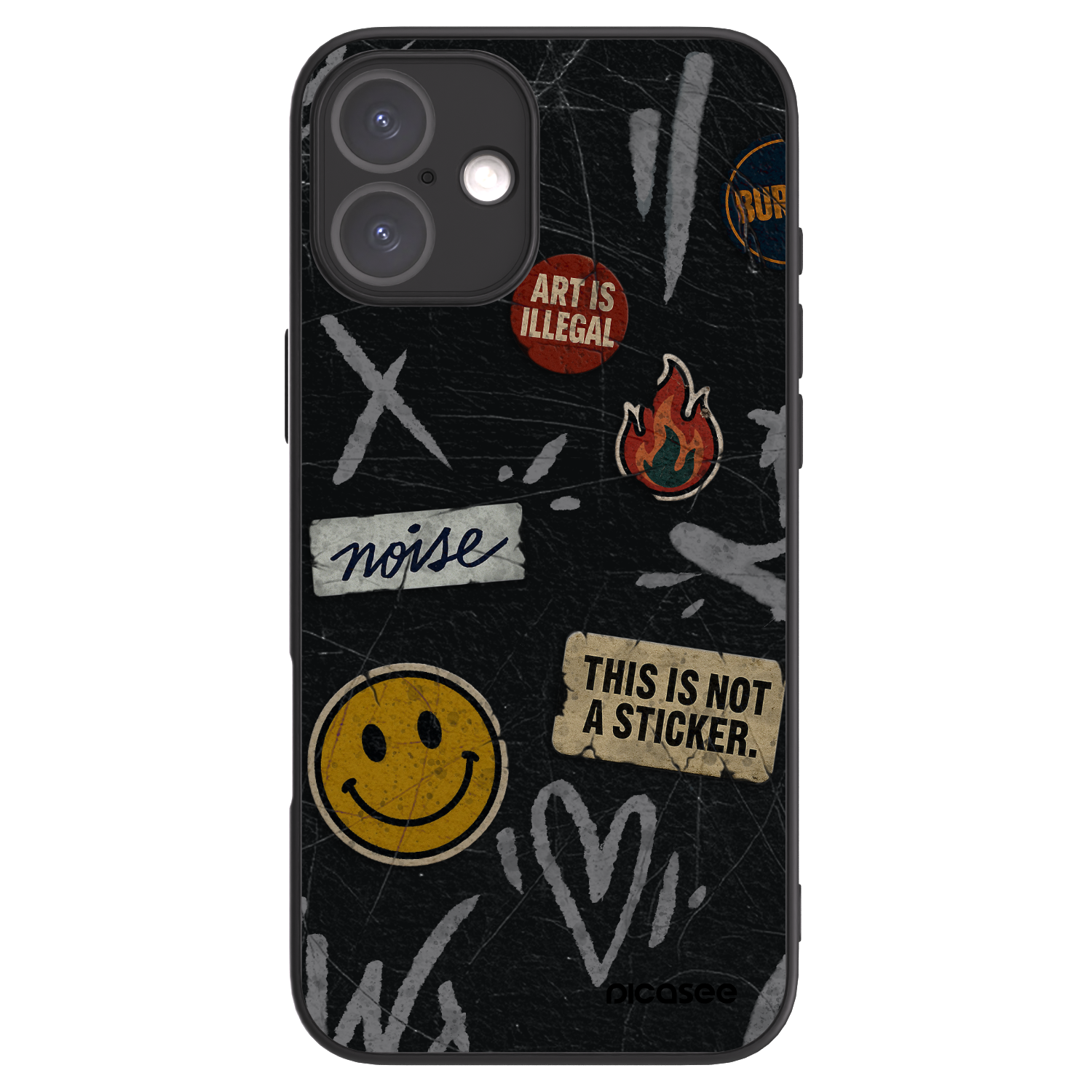 Picasee ULTIMATE CASE MagSafe pentru Apple iPhone 16 Plus - STICKERS x TAGS