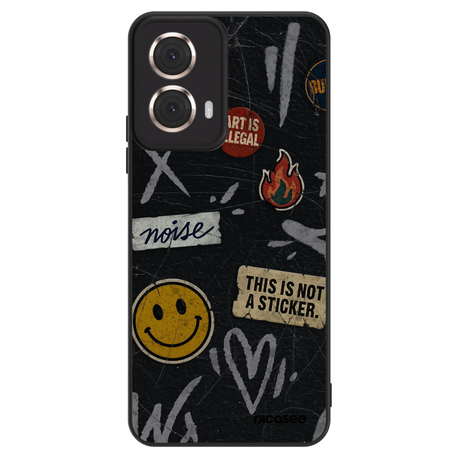 Picasee ULTIMATE CASE pentru Motorola Moto G85 - STICKERS x TAGS