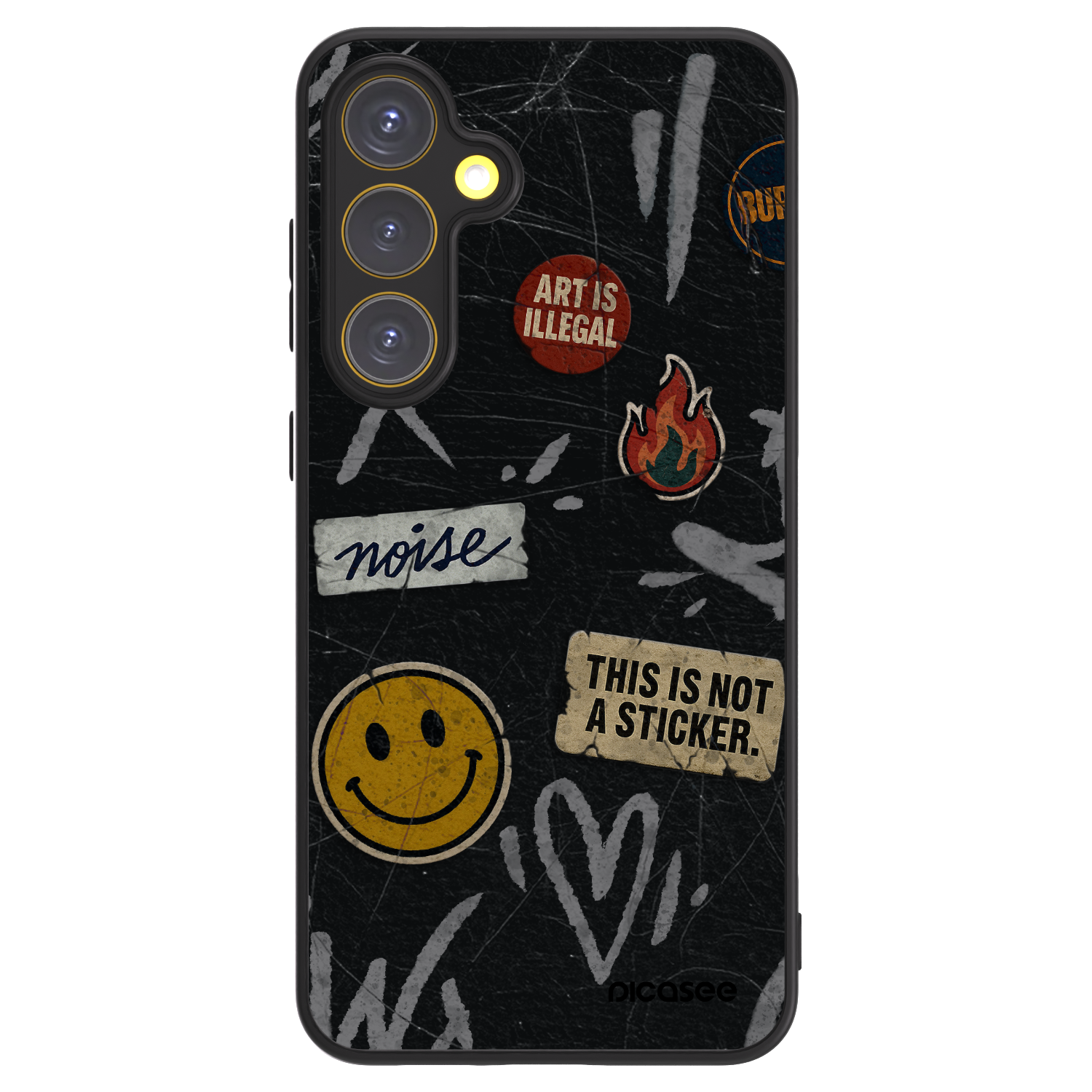 Picasee ULTIMATE CASE PowerShare pentru Samsung Galaxy S24 FE S721B - STICKERS x TAGS
