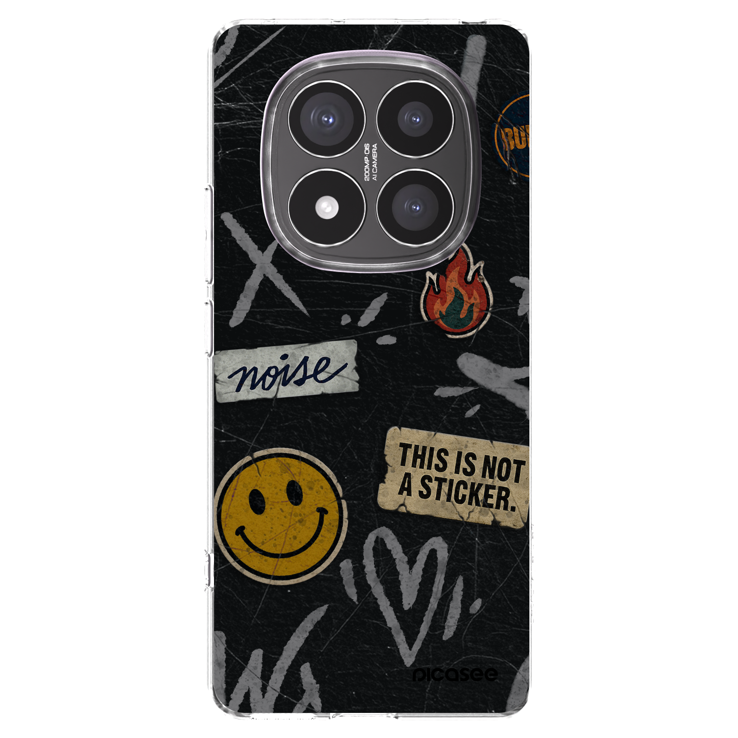 Picasee husă transparentă din silicon pentru Xiaomi Redmi Note 14 Pro+ 5G - STICKERS x TAGS