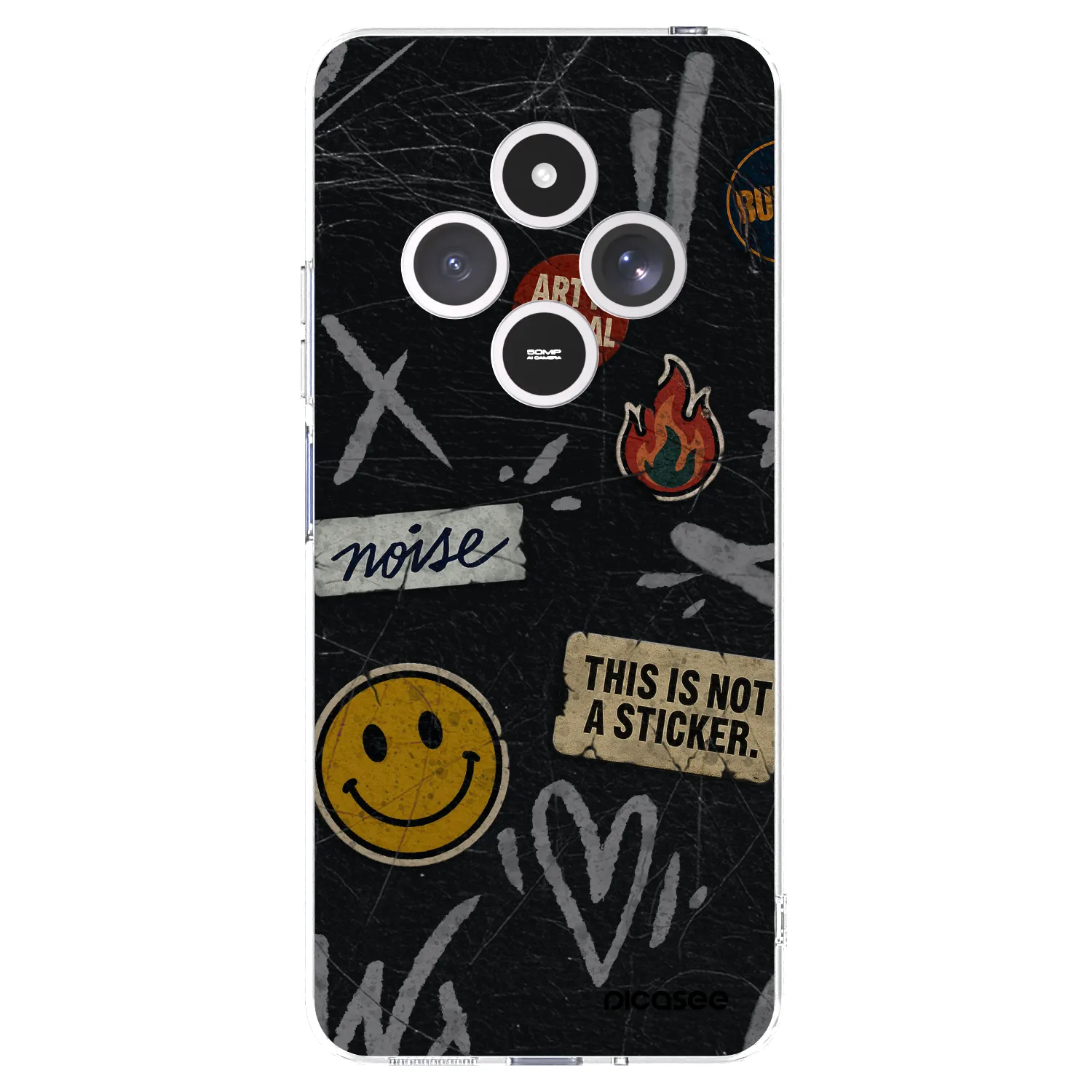 Picasee husă transparentă din silicon pentru Xiaomi Redmi 14C - STICKERS x TAGS