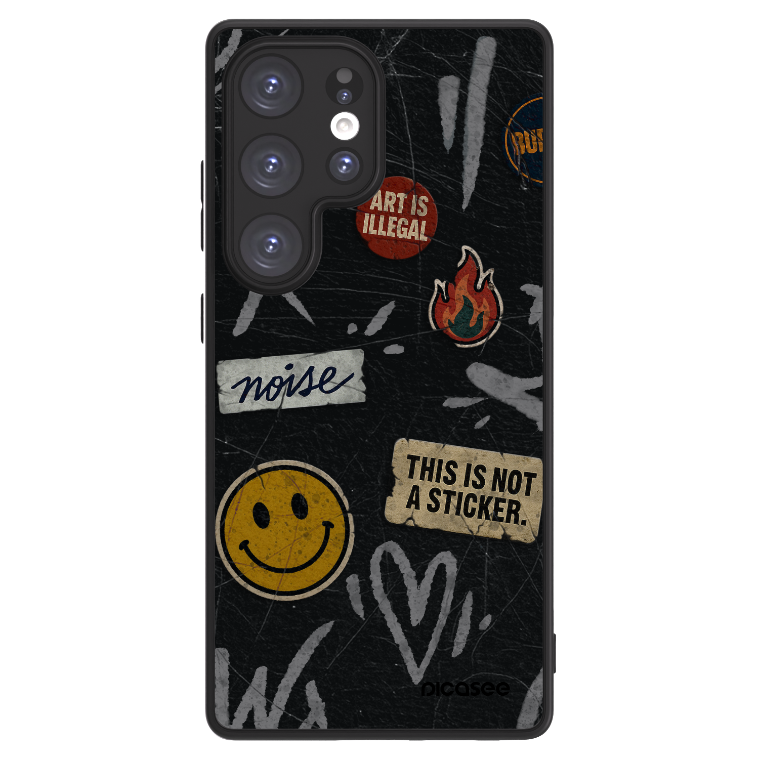 Picasee ULTIMATE CASE pentru Samsung Galaxy S25 Ultra 5G - STICKERS x TAGS