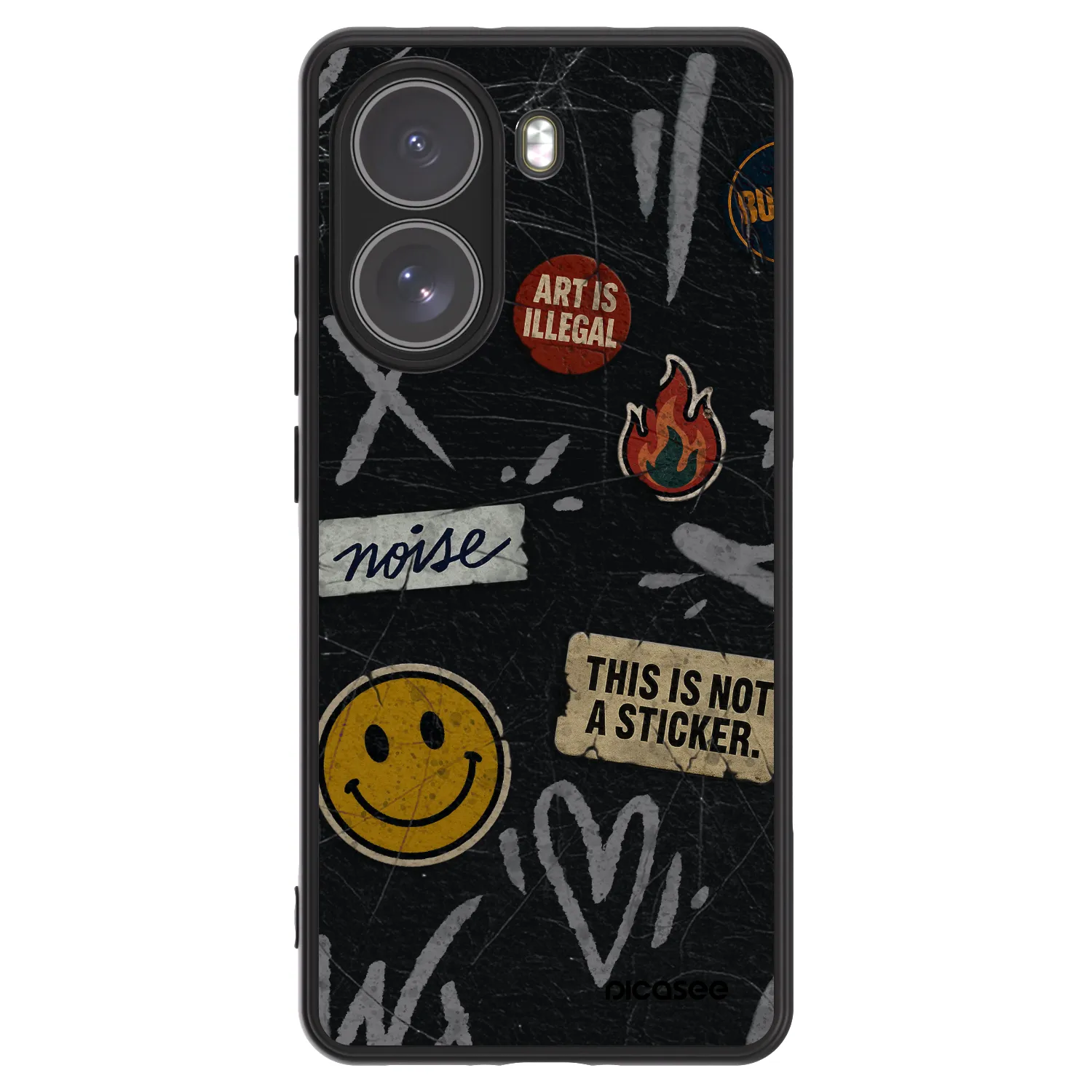 Picasee ULTIMATE CASE pentru Xiaomi Poco X7 Pro 5G - STICKERS x TAGS