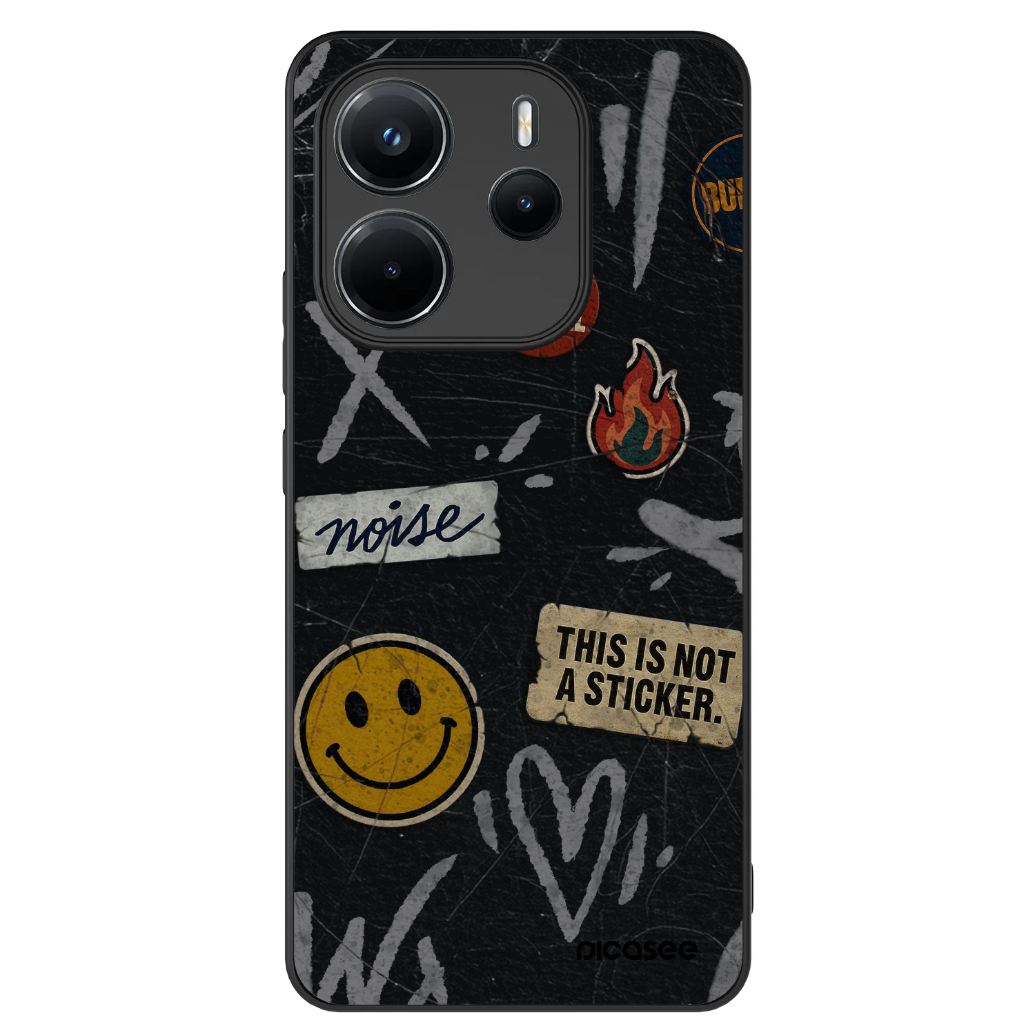 Picasee ULTIMATE CASE pentru Xiaomi Redmi Note 14 4G - STICKERS x TAGS