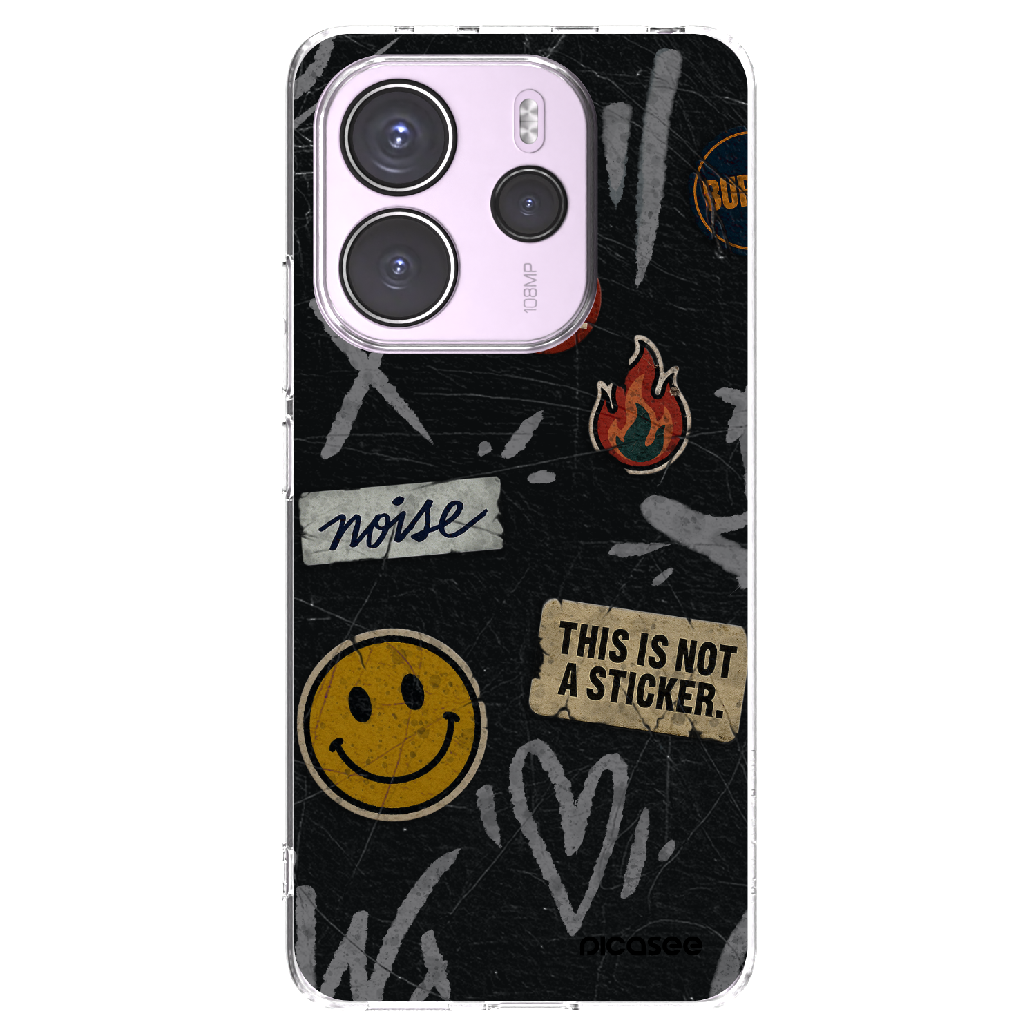 Picasee husă transparentă din silicon pentru Xiaomi Redmi Note 14 4G - STICKERS x TAGS