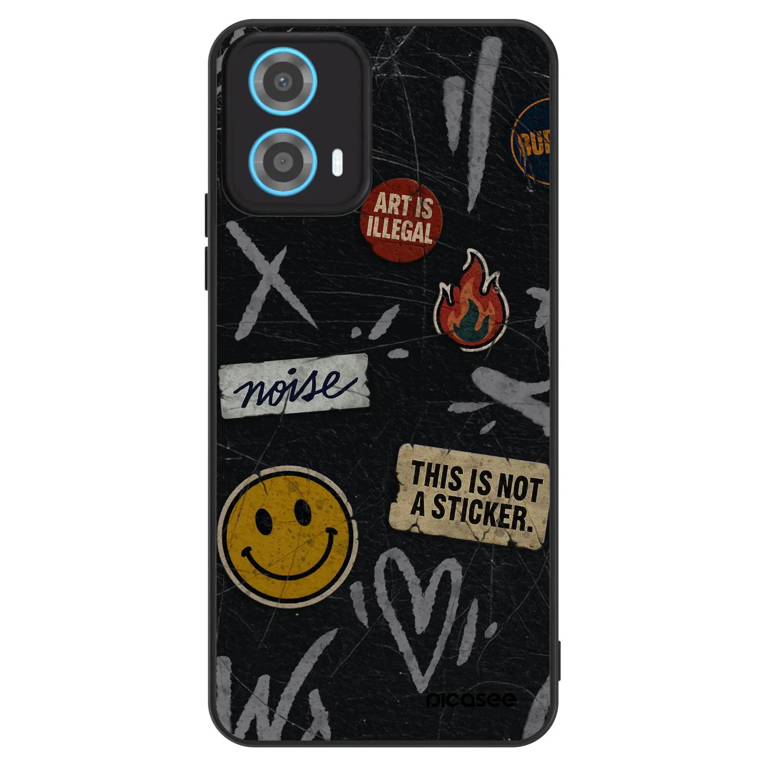 Picasee ULTIMATE CASE pentru Motorola Moto G34 5G - STICKERS x TAGS