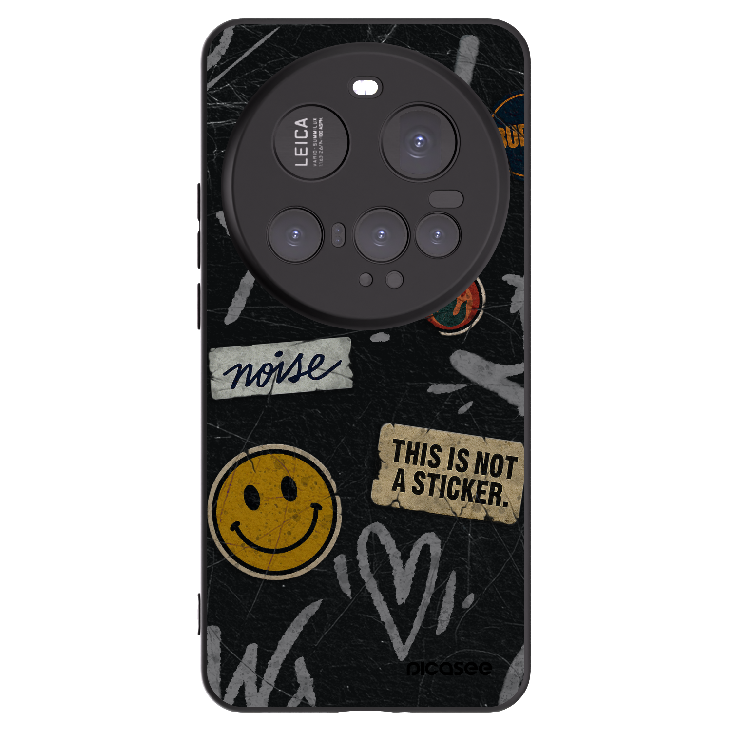 Picasee husă neagră din silicon pentru Xiaomi 15 Ultra - STICKERS x TAGS