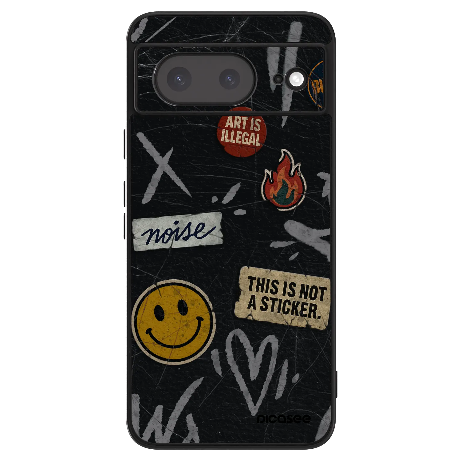 Picasee ULTIMATE CASE pentru Google Pixel 8a - STICKERS x TAGS