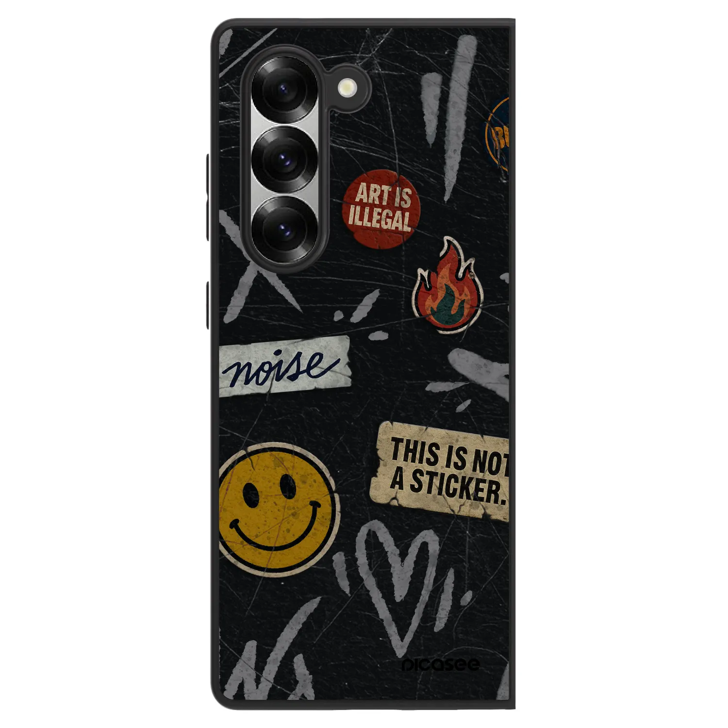 Picasee ULTIMATE CASE pentru Samsung Galaxy Z Fold6 5G - STICKERS x TAGS