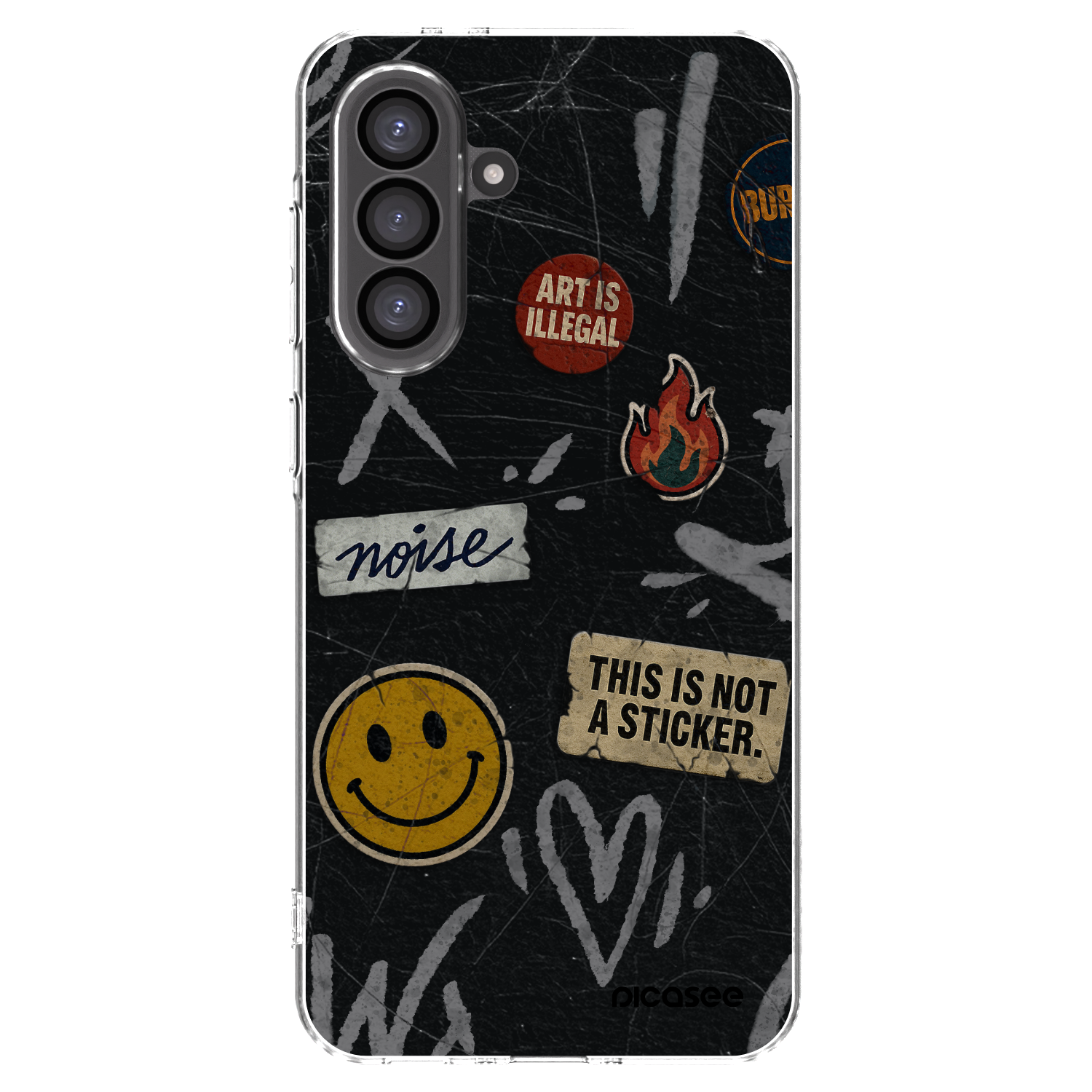 Picasee husă transparentă din silicon pentru Samsung Galaxy A36 5G - STICKERS x TAGS