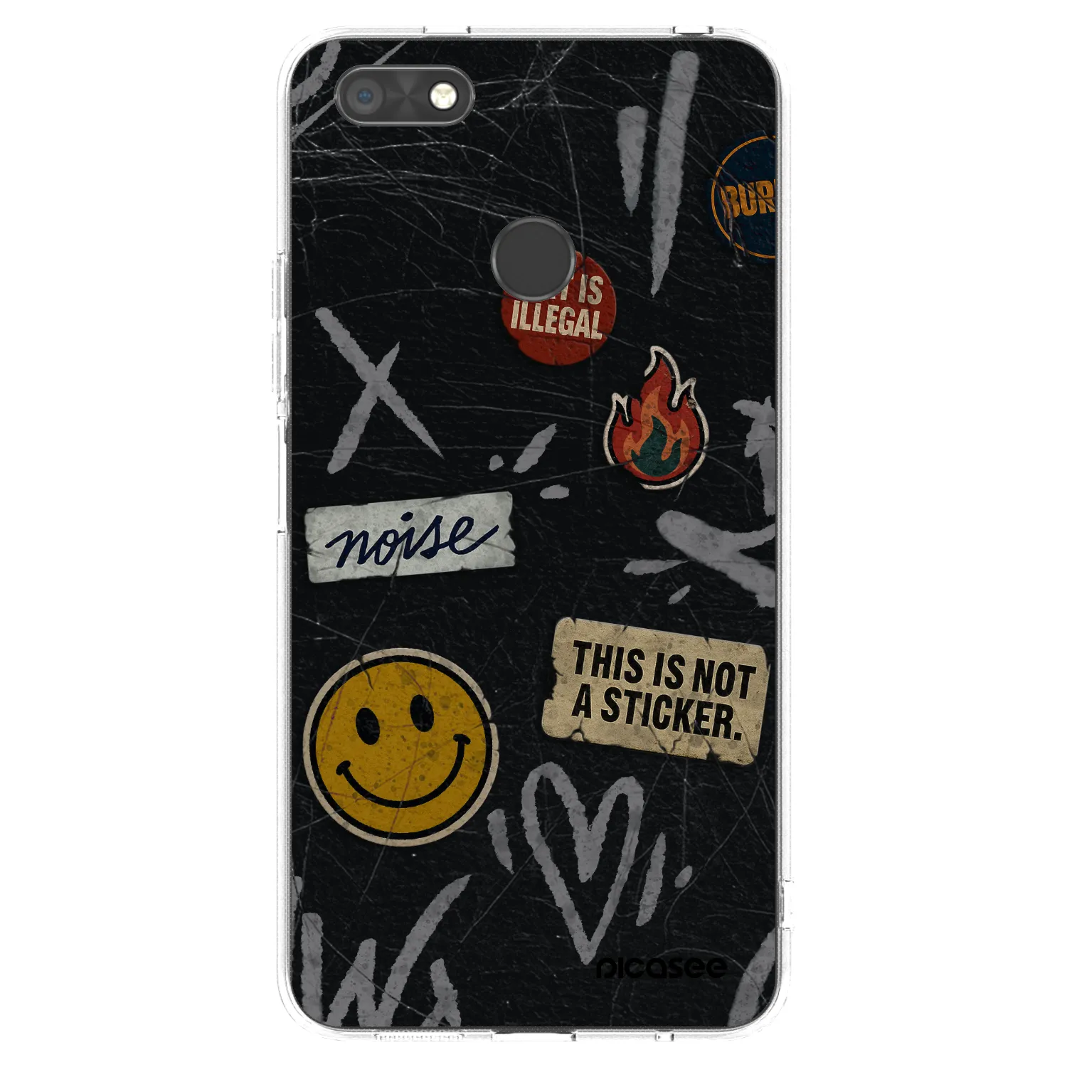 Picasee husă transparentă din silicon pentru Huawei P9 Lite Mini - STICKERS x TAGS