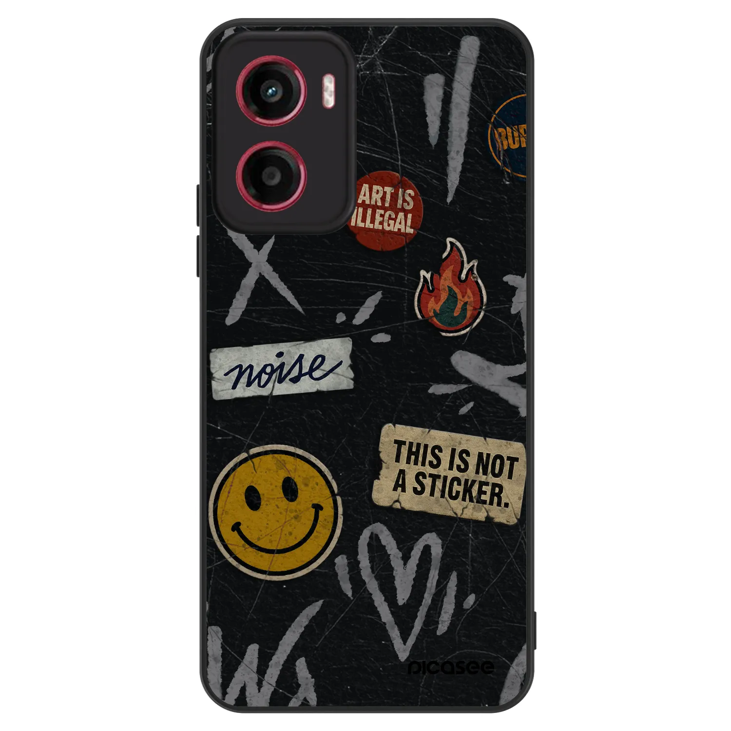 Picasee ULTIMATE CASE pentru Motorola Moto G05 - STICKERS x TAGS