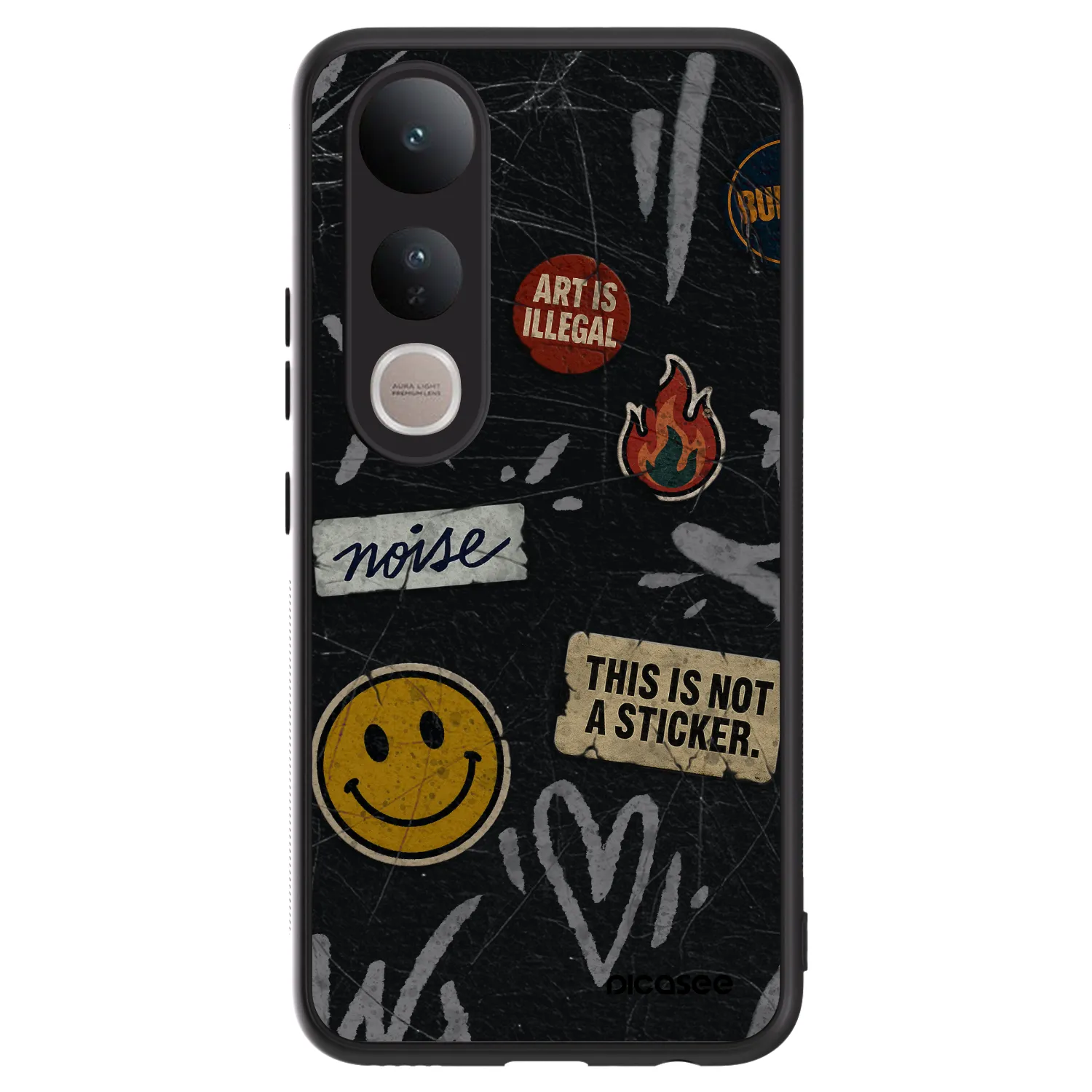 Picasee ULTIMATE CASE pentru Vivo V50 Lite 5G - STICKERS x TAGS