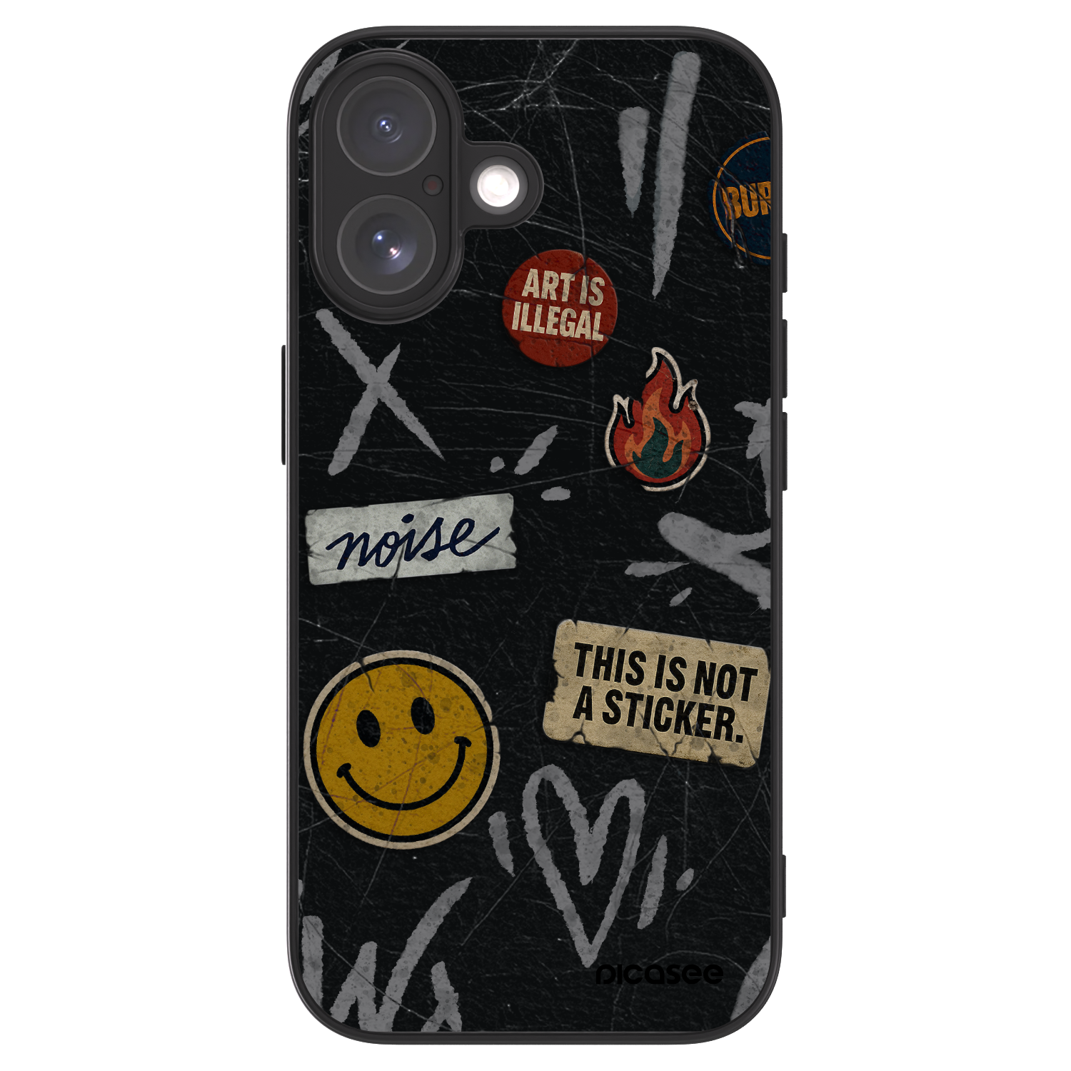 Picasee ULTIMATE CASE pentru Apple iPhone 17 - STICKERS x TAGS