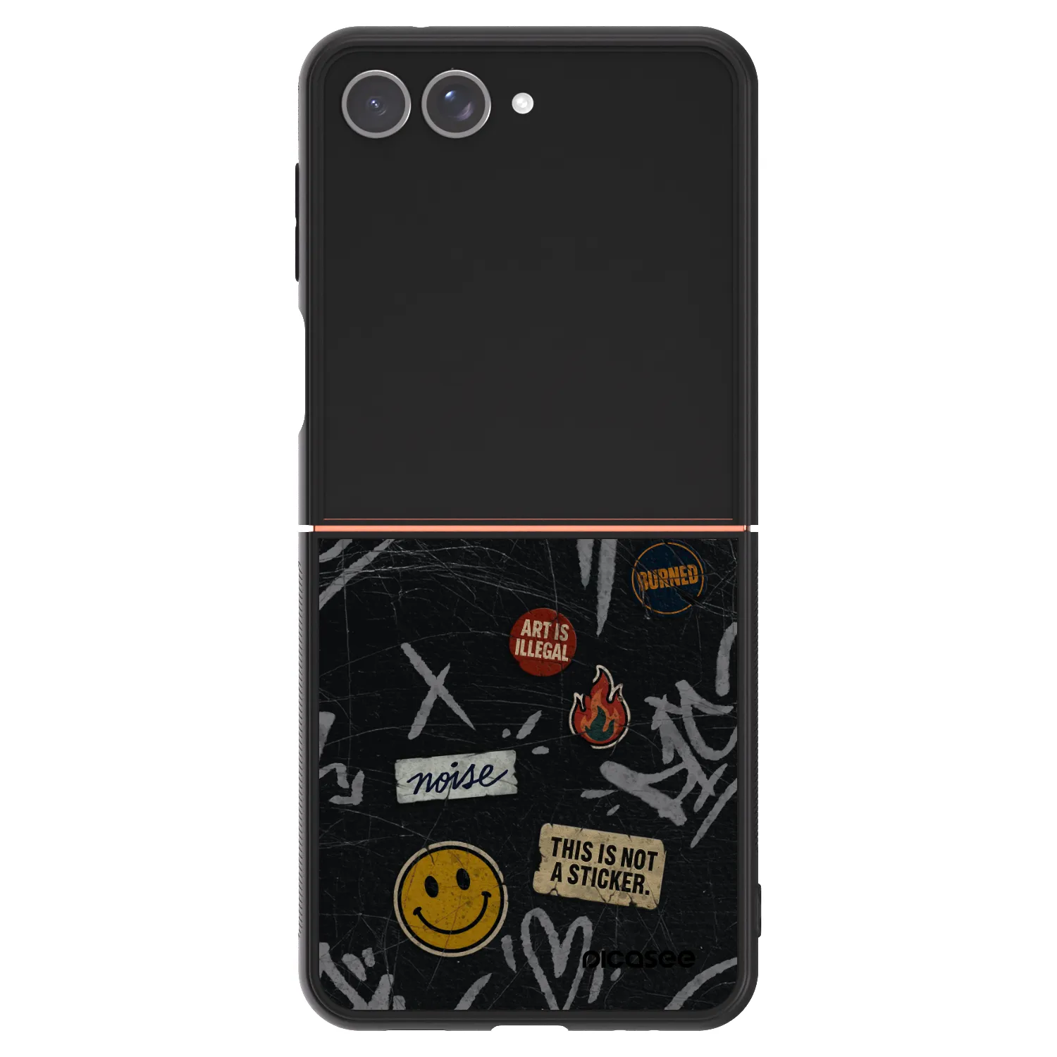 Picasee ULTIMATE CASE pentru Samsung Galaxy Z Flip7 5G - STICKERS x TAGS