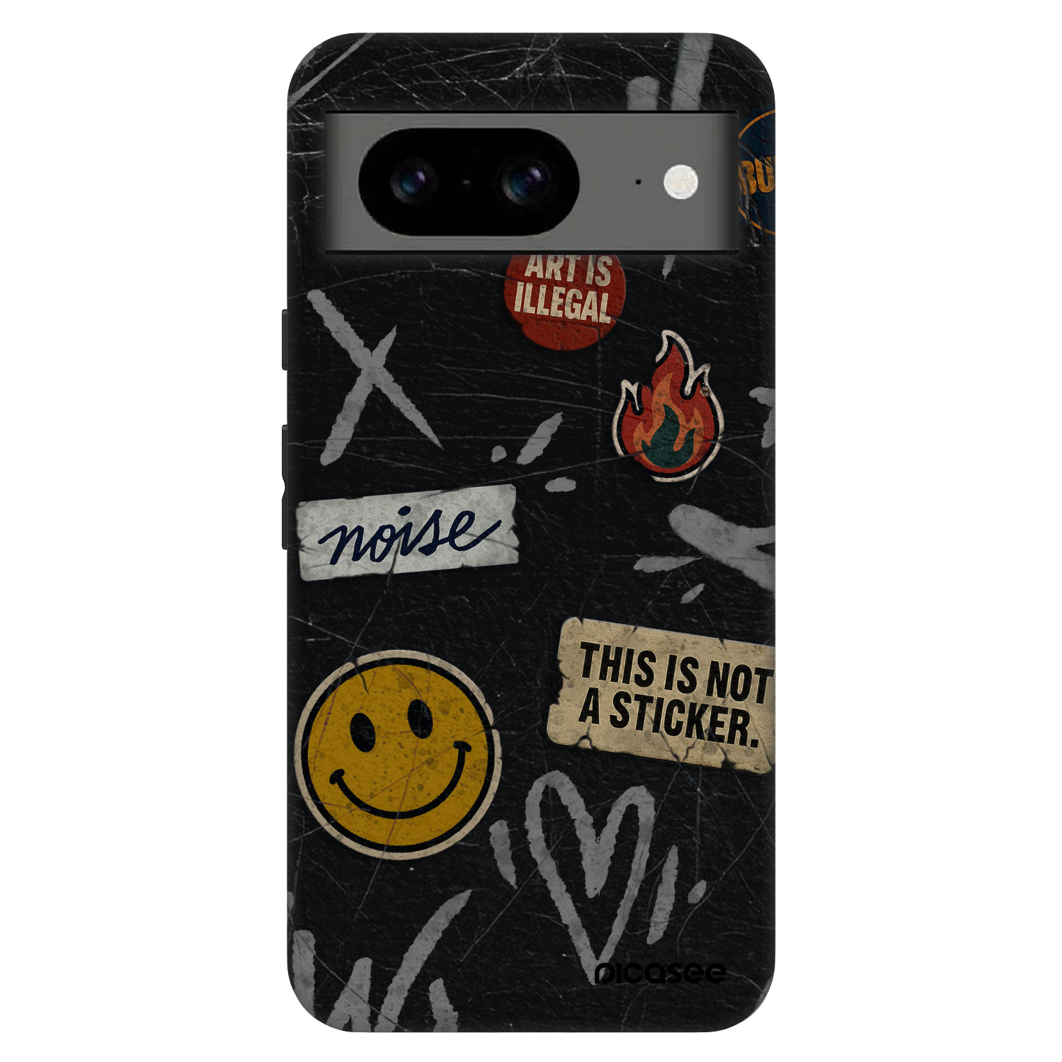 Picasee Fashion Case pentru Google Pixel 8 Pro - STICKERS x TAGS