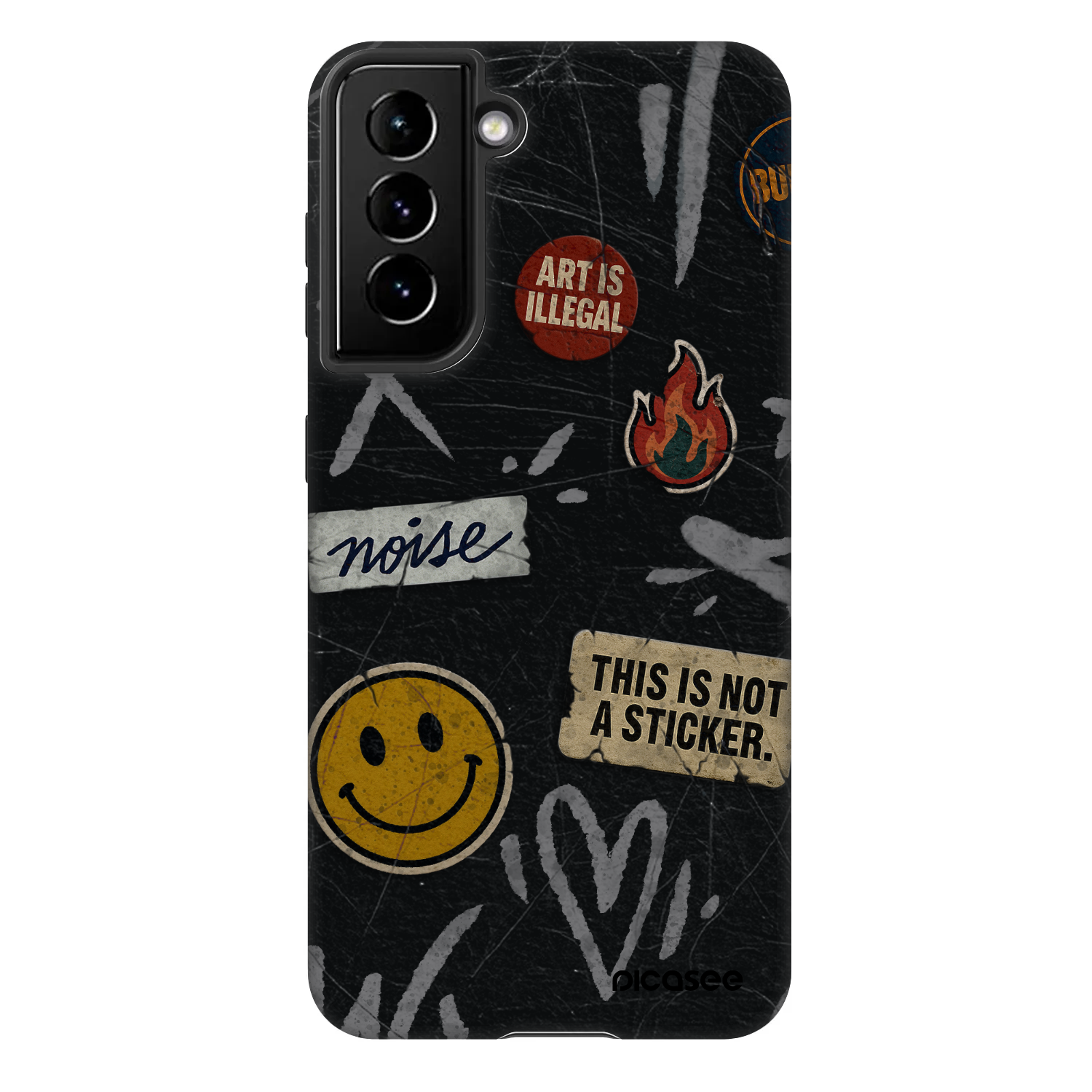 Picasee Fashion Case pentru Samsung Galaxy S22 5G - STICKERS x TAGS