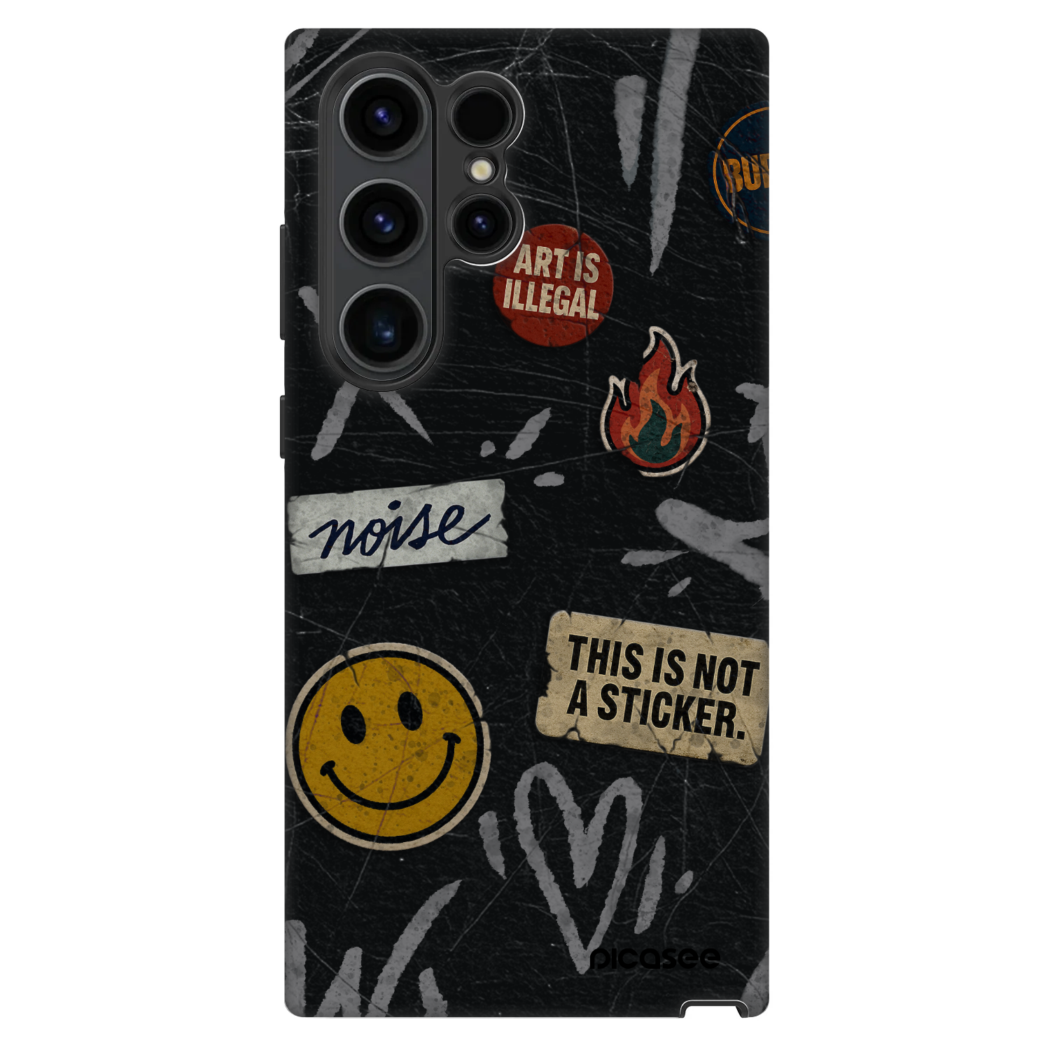 Picasee Fashion Case pentru Samsung Galaxy S22 Ultra 5G - STICKERS x TAGS