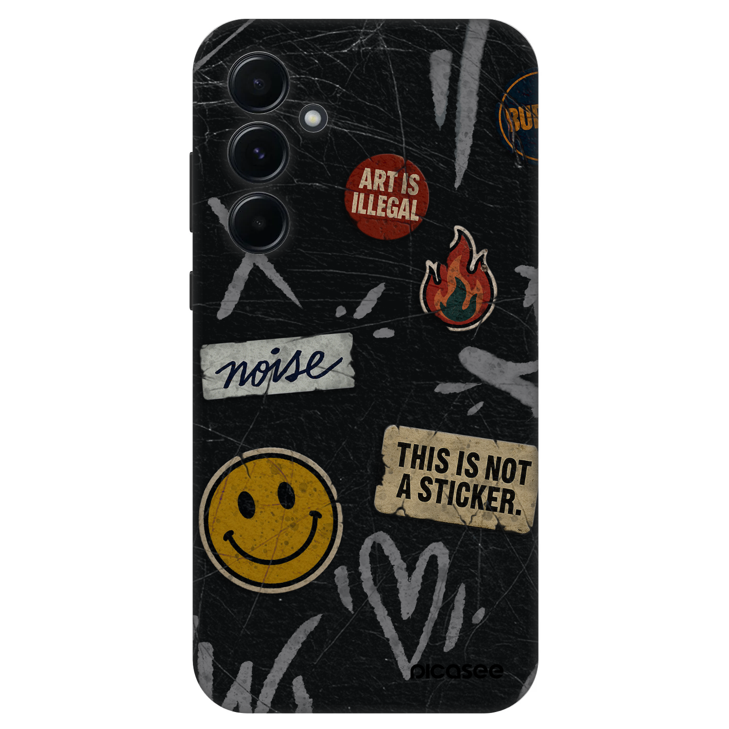 Picasee Fashion Case pentru Samsung Galaxy A55 5G A556B - STICKERS x TAGS