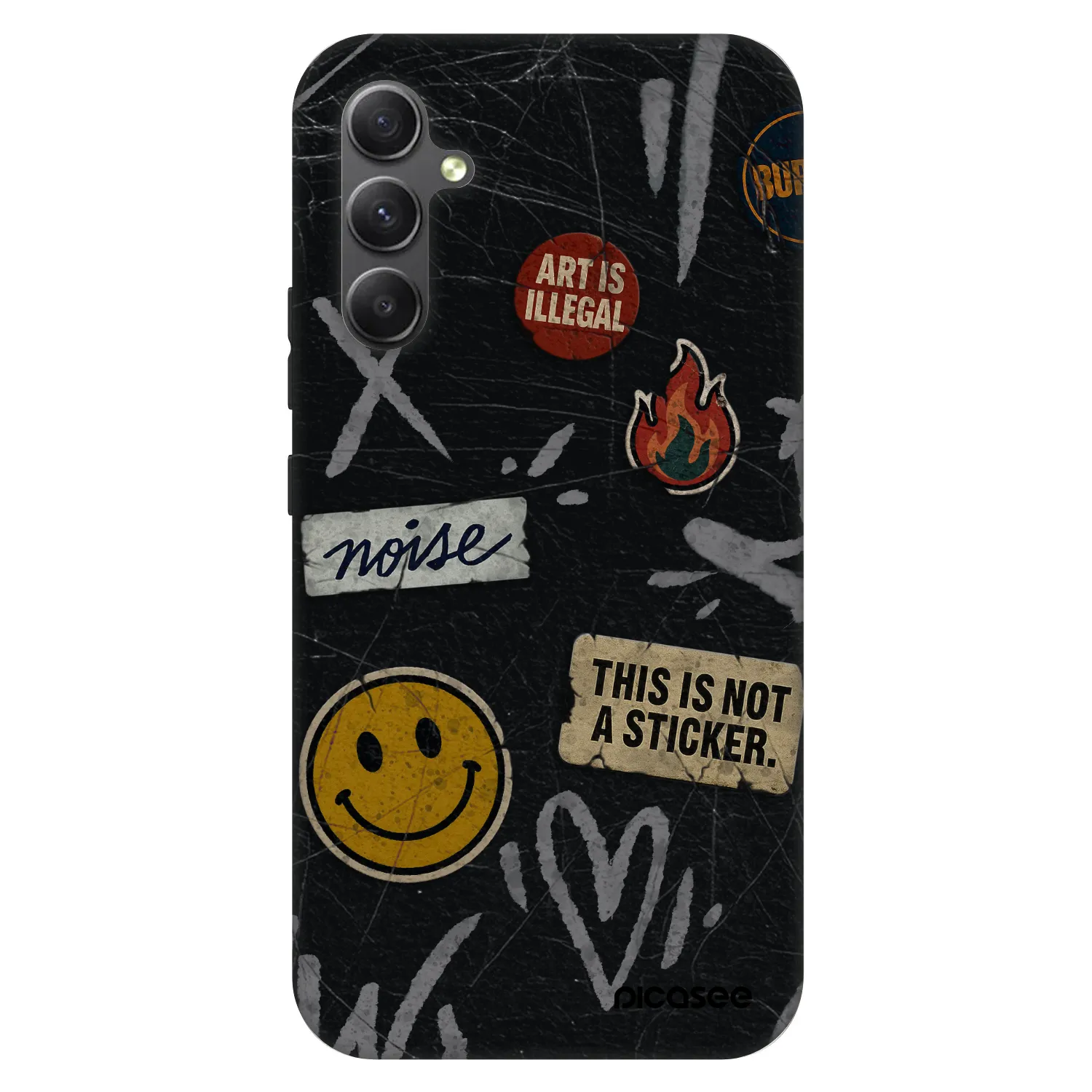Picasee Fashion Case pentru Samsung Galaxy A34 5G A346B - STICKERS x TAGS