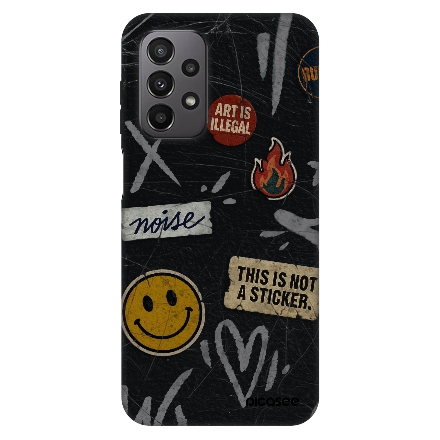 Picasee Fashion Case pentru Samsung Galaxy A23 A236B 5G - STICKERS x TAGS