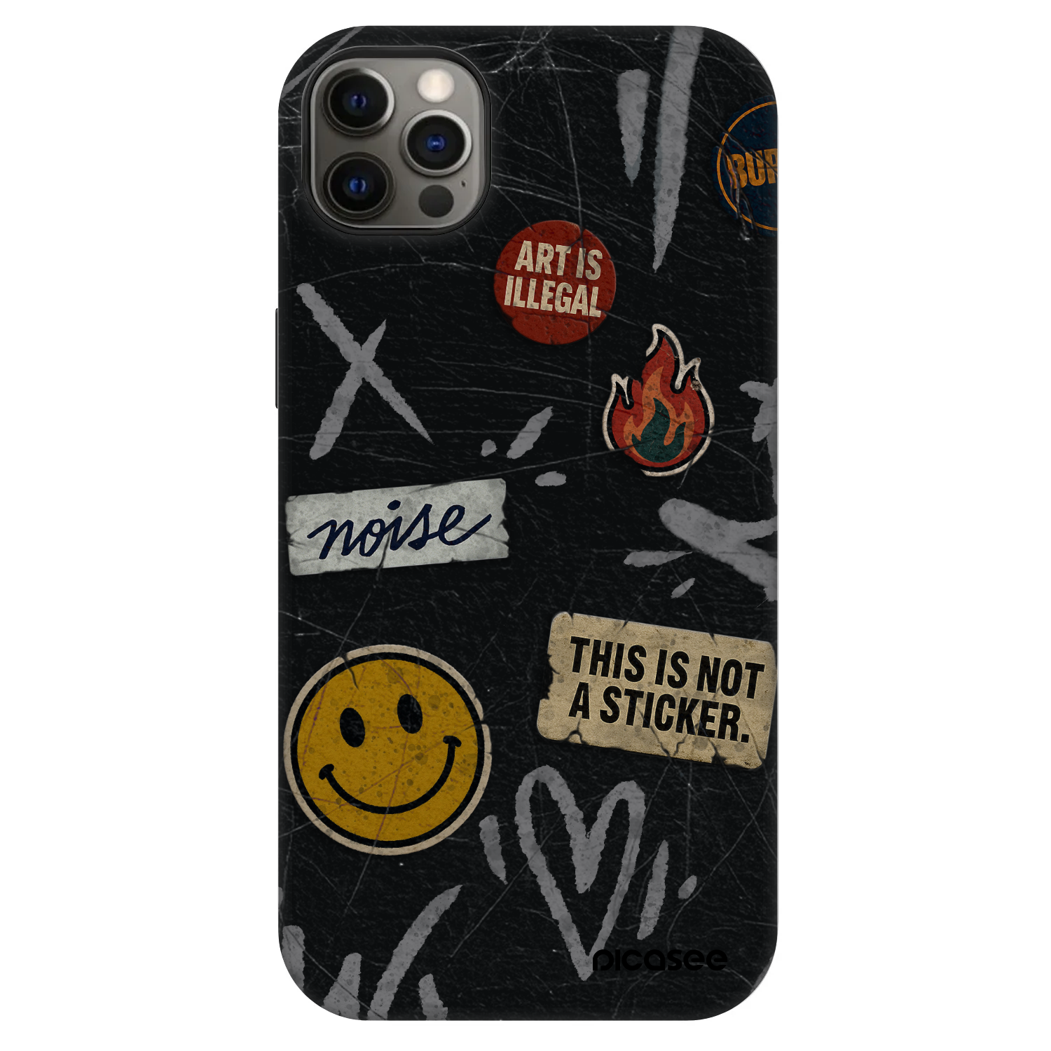 Picasee Fashion Case MagSafe pentru Apple iPhone 12 Pro Max - STICKERS x TAGS