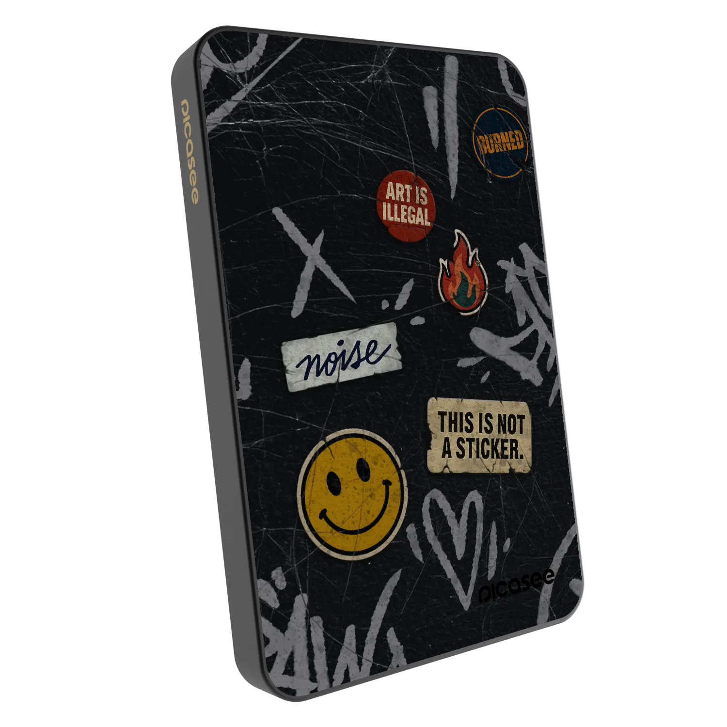 Picasee Powerbank cu MagSafe 5 000 mAh Gri - STICKERS x TAGS