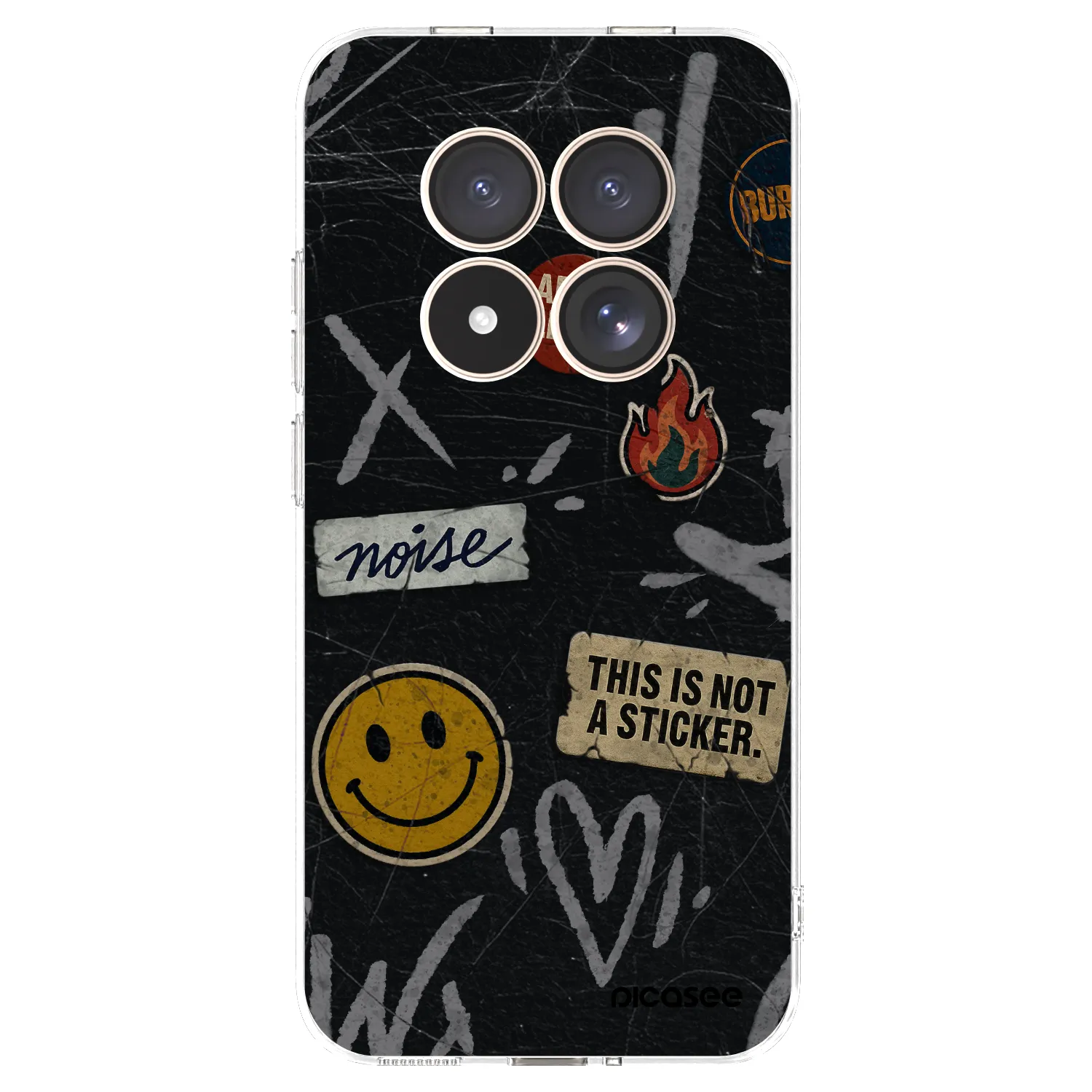 Picasee husă transparentă din silicon pentru Xiaomi Redmi Note 15 Pro 4G - STICKERS x TAGS