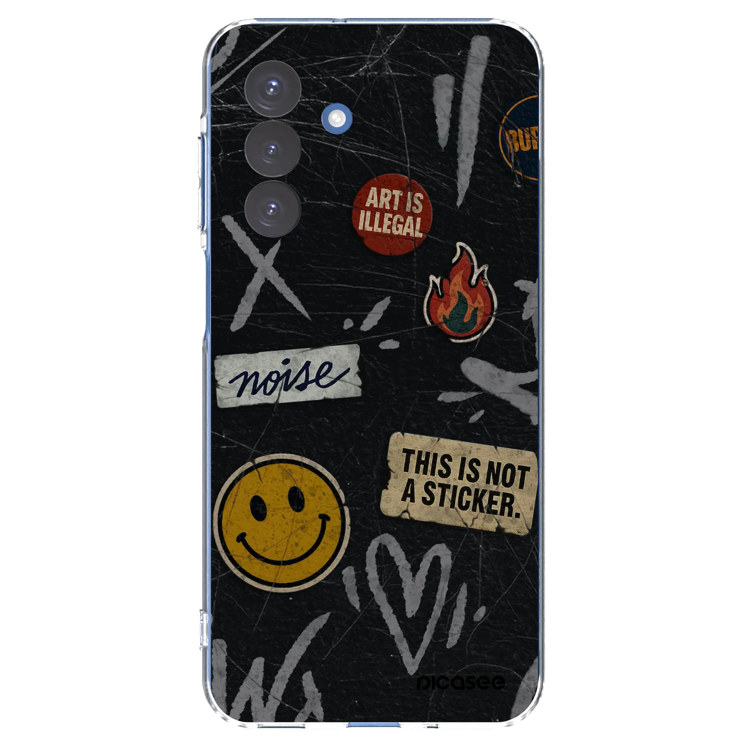 Picasee husă transparentă din silicon pentru Samsung Galaxy A17 5G - STICKERS x TAGS