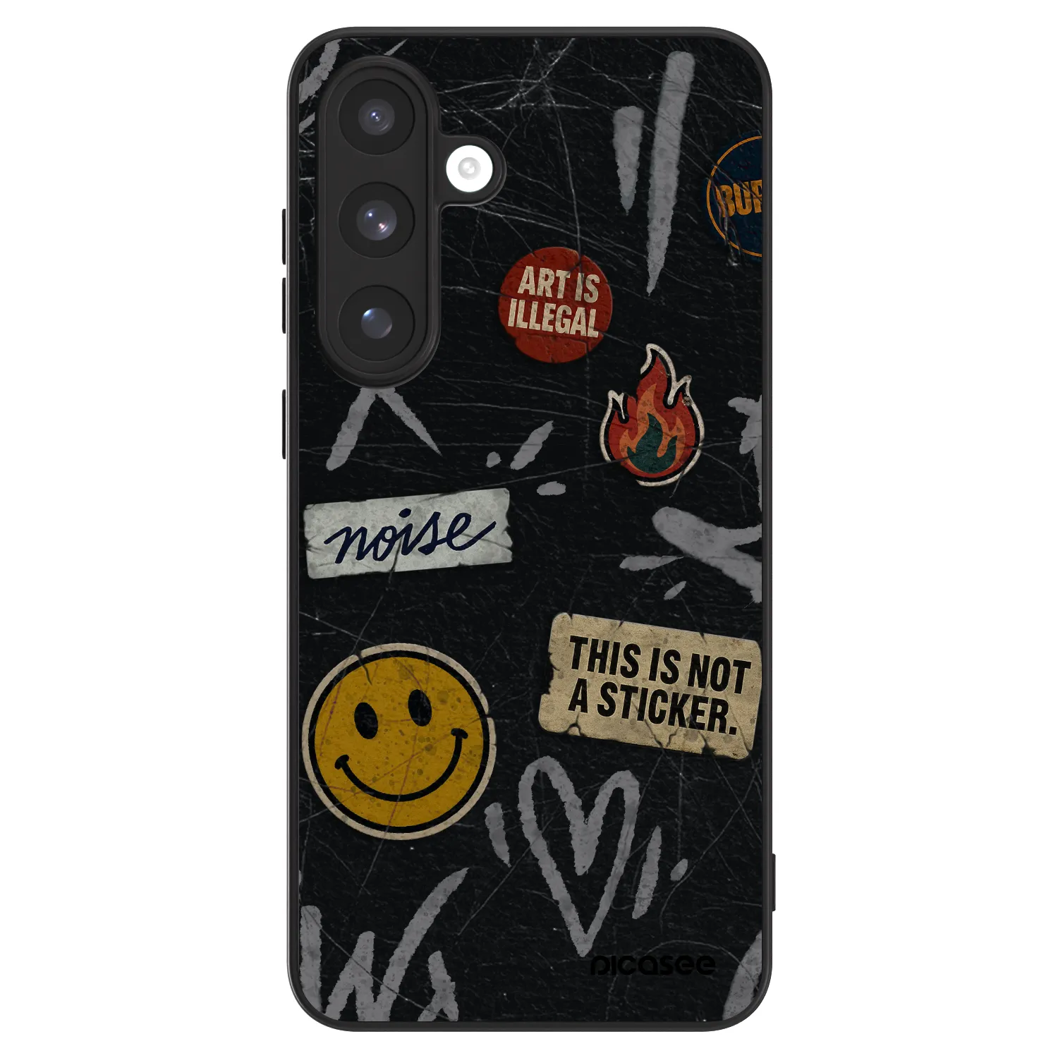 Picasee ULTIMATE CASE pentru Samsung Galaxy S25 FE 5G - STICKERS x TAGS