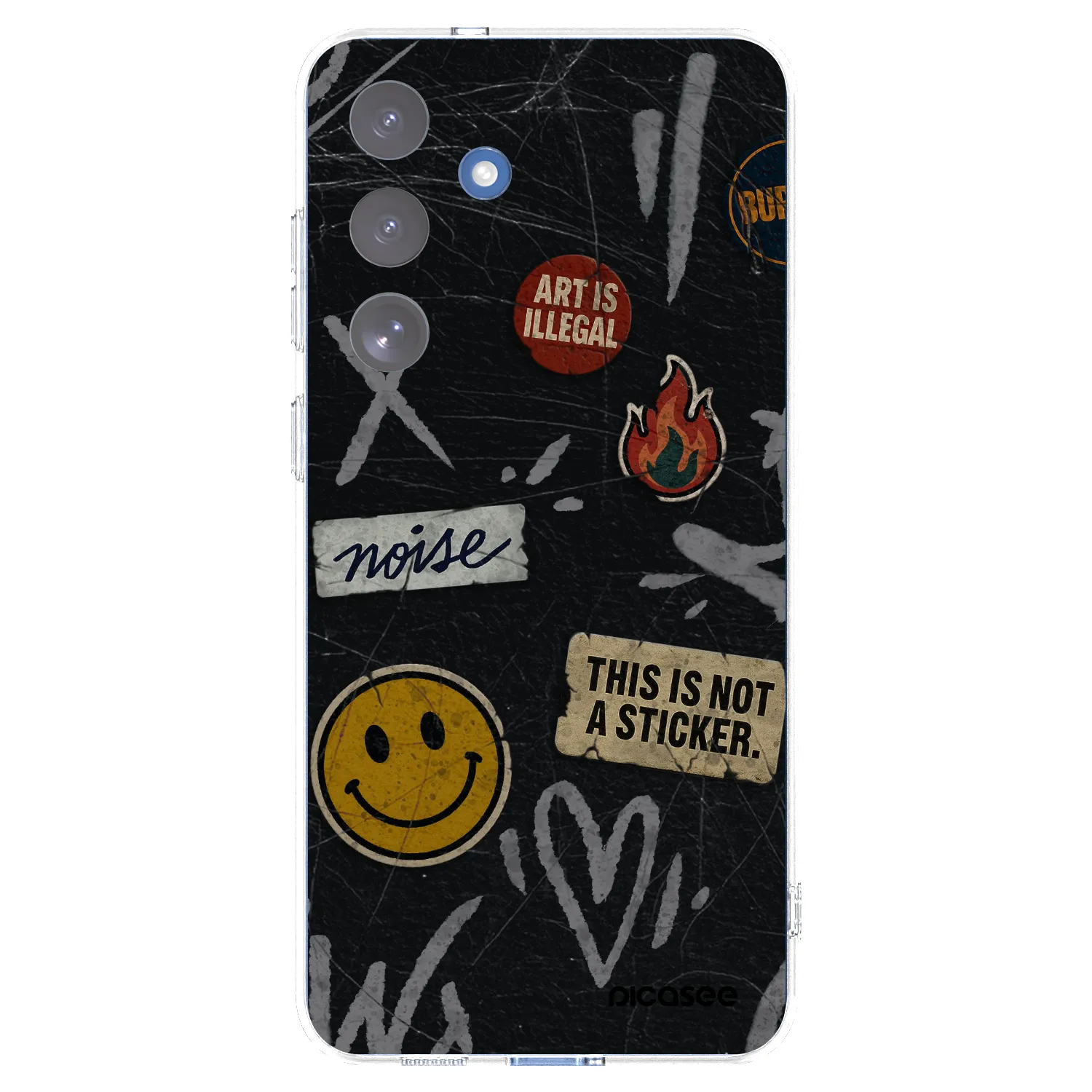 Picasee husă transparentă din silicon pentru Samsung Galaxy S25 FE 5G - STICKERS x TAGS