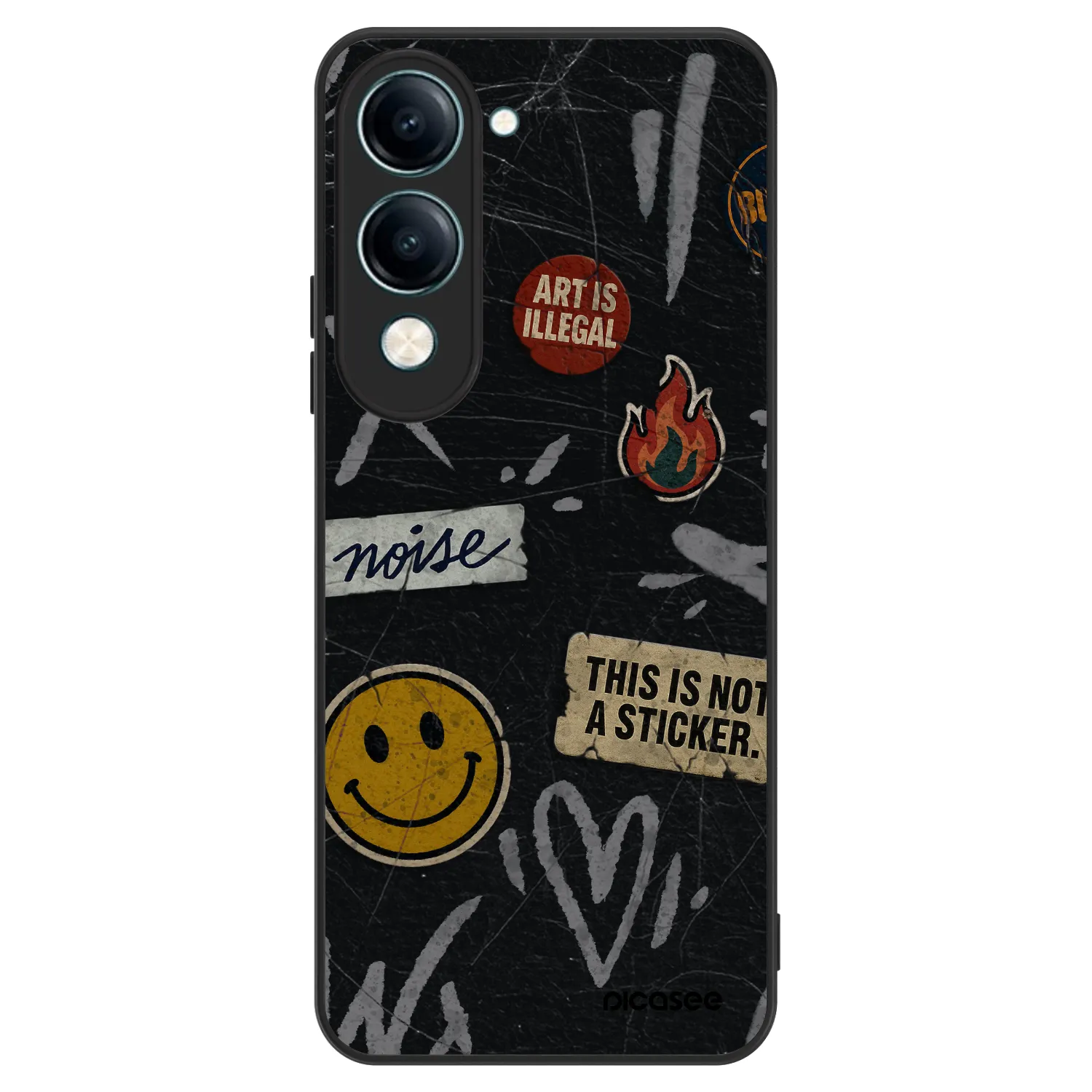 Picasee ULTIMATE CASE pentru Vivo Y29s 5G - STICKERS x TAGS