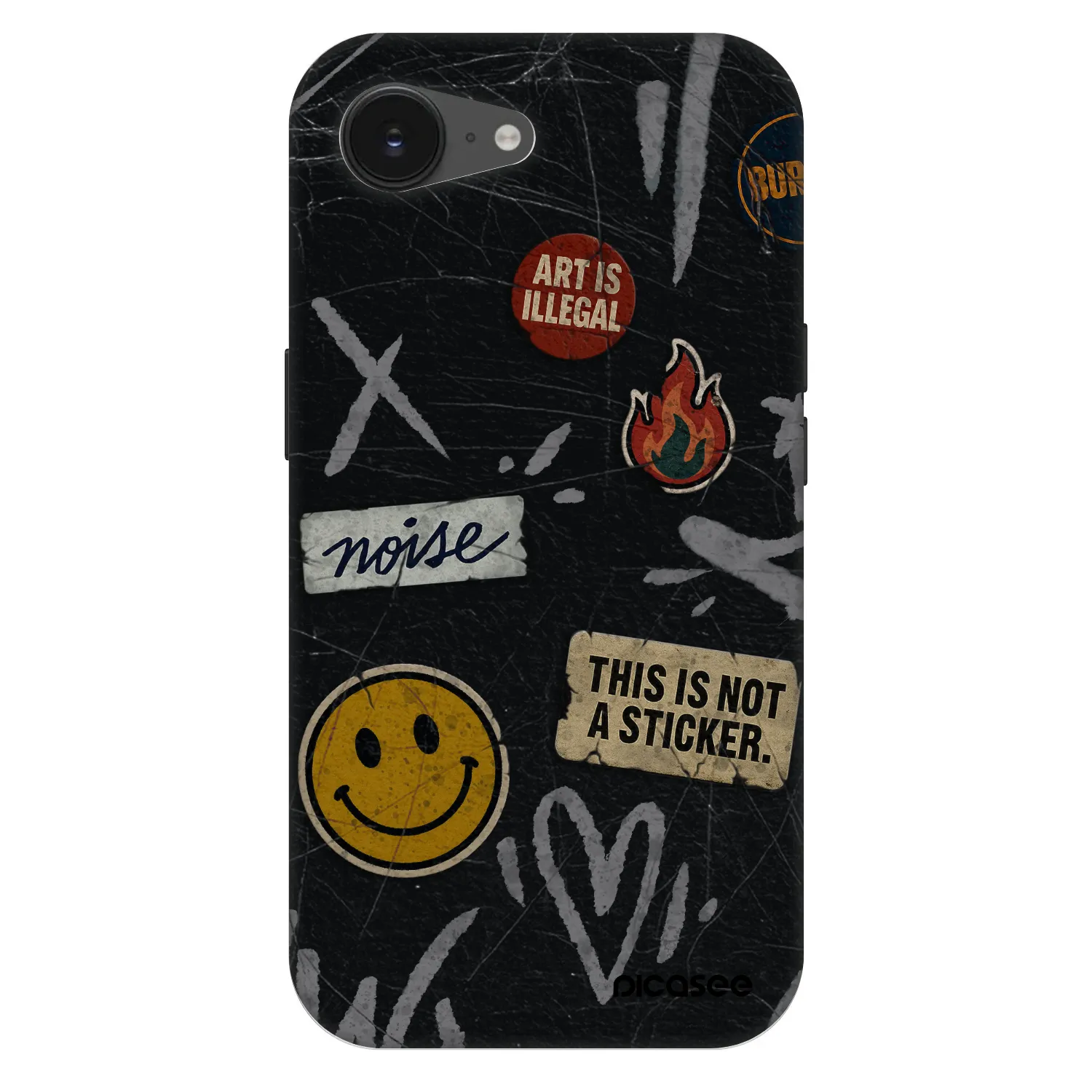 Picasee Fashion Case MagSafe pentru Apple iPhone 17e - STICKERS x TAGS