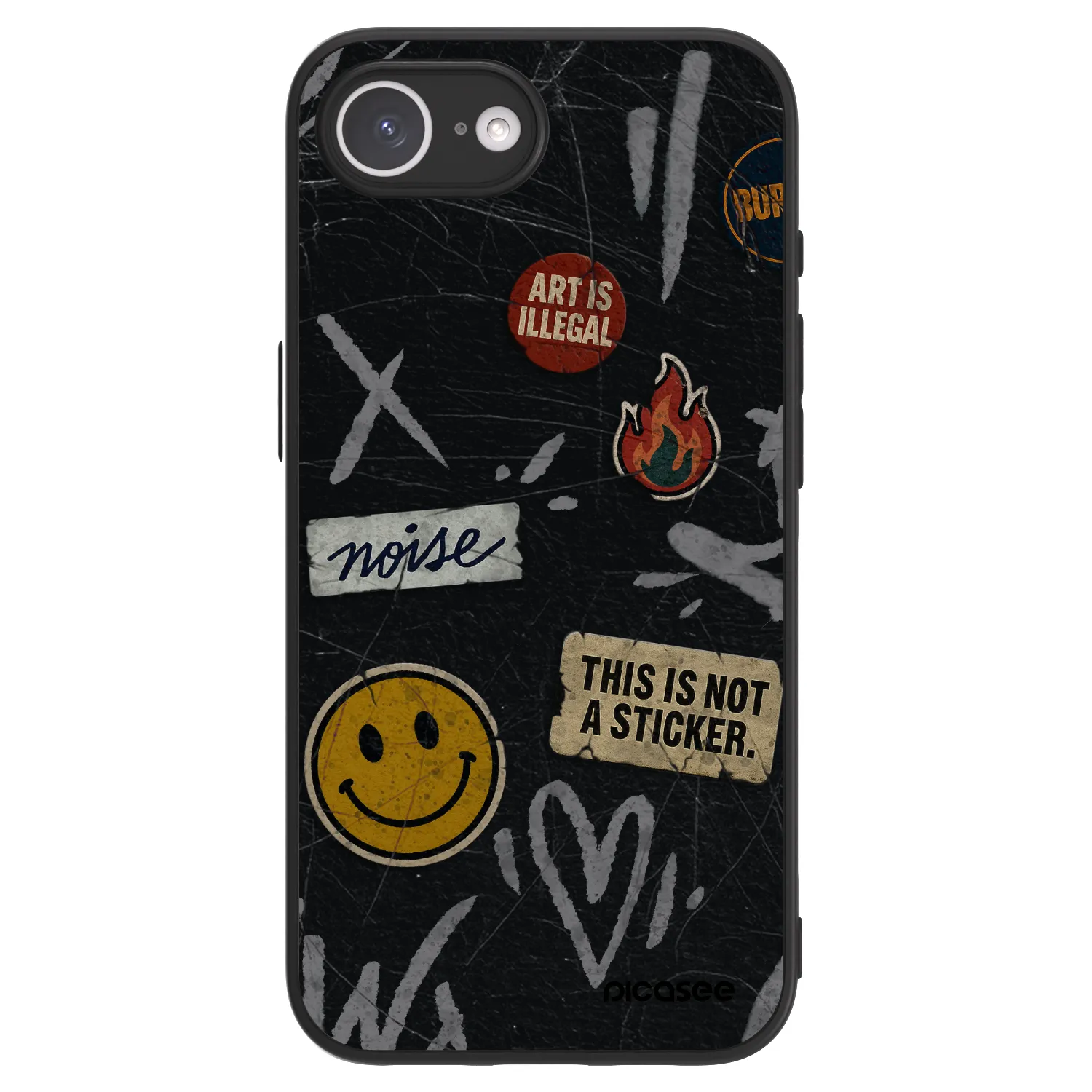 Picasee ULTIMATE CASE pentru Apple iPhone 17e - STICKERS x TAGS