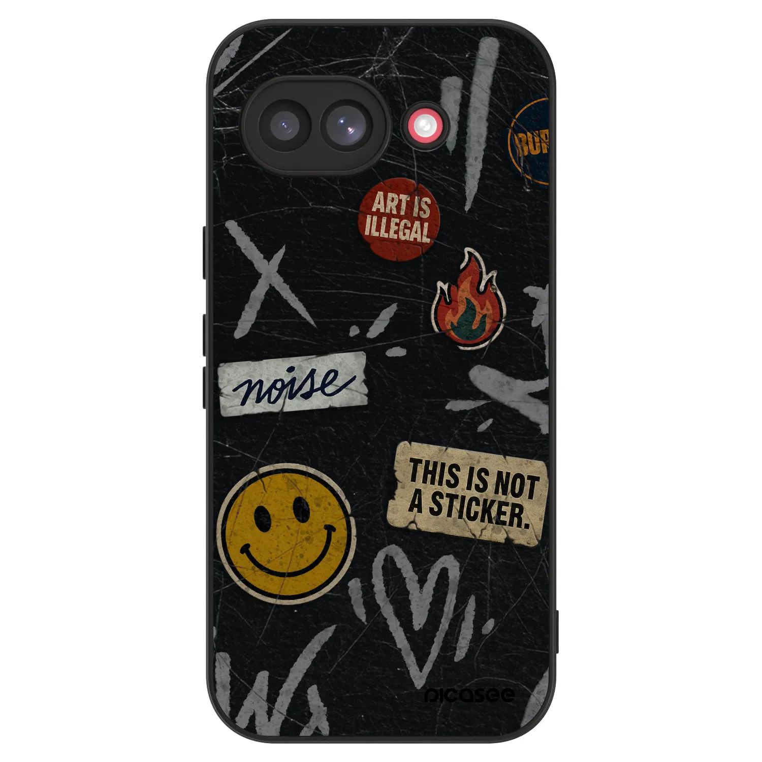 Picasee ULTIMATE CASE pentru Google Pixel 10a - STICKERS x TAGS