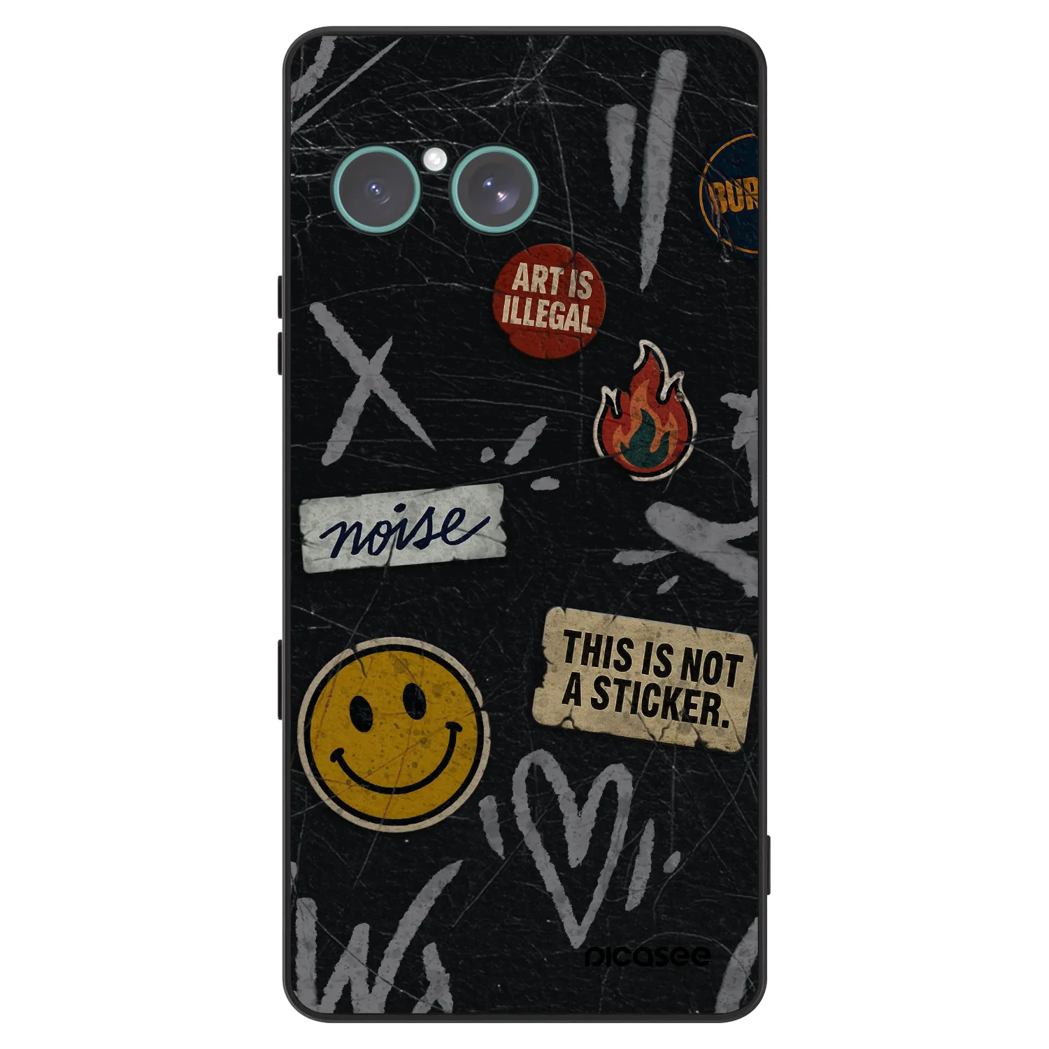 Picasee ULTIMATE CASE pentru Sony Xperia 10 VII - STICKERS x TAGS