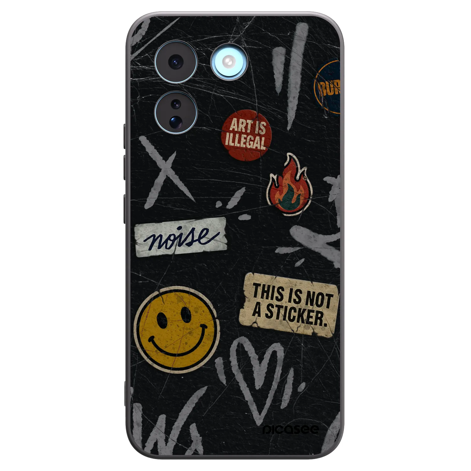 Picasee husă neagră din silicon pentru Xiaomi Redmi Note 17 Pro MAX 5G - STICKERS x TAGS