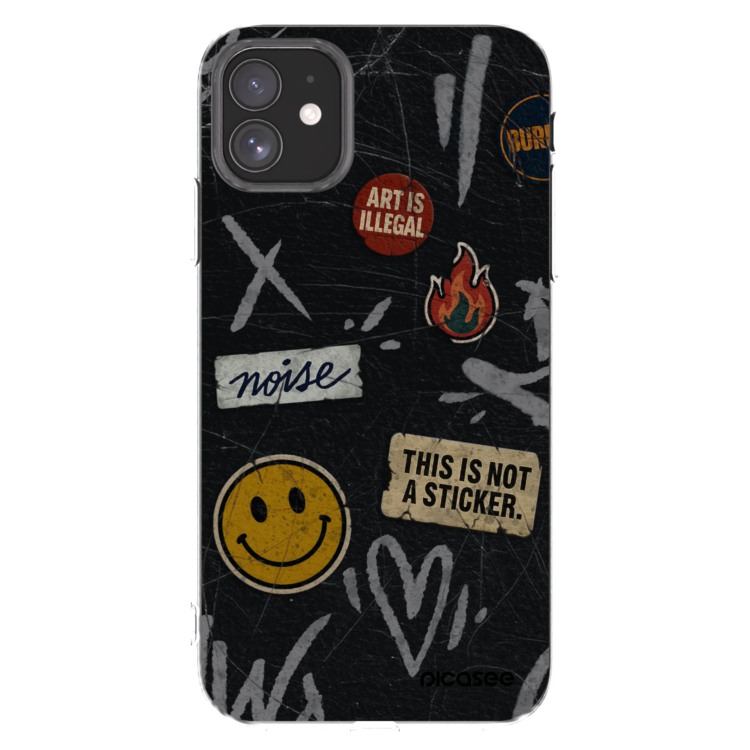Picasee husă transparentă din silicon pentru Apple iPhone 11 - STICKERS x TAGS
