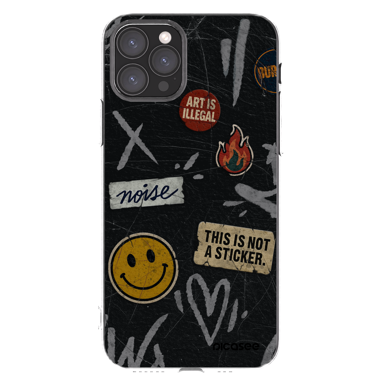 Picasee husă transparentă din silicon pentru Apple iPhone 11 Pro - STICKERS x TAGS