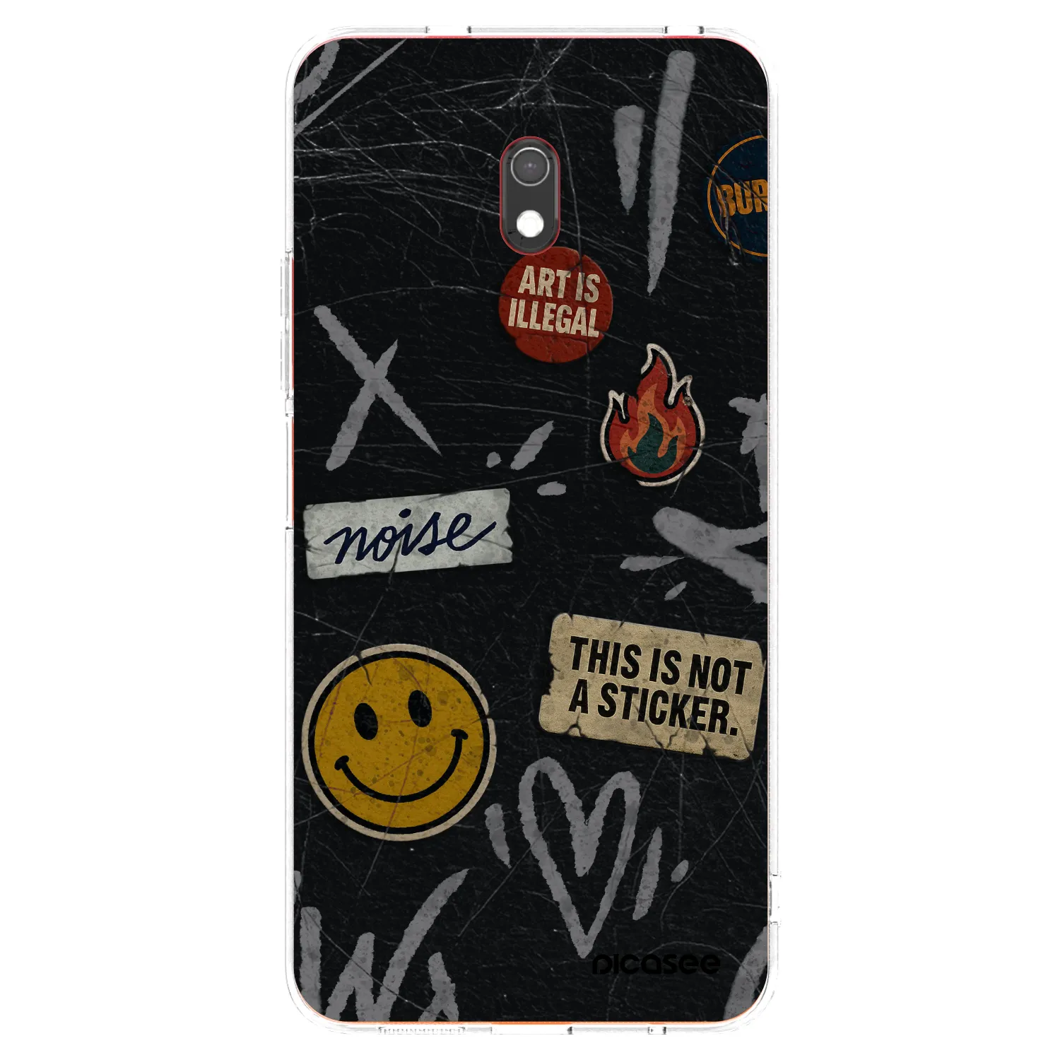Picasee husă transparentă din silicon pentru Xiaomi Redmi 8A - STICKERS x TAGS
