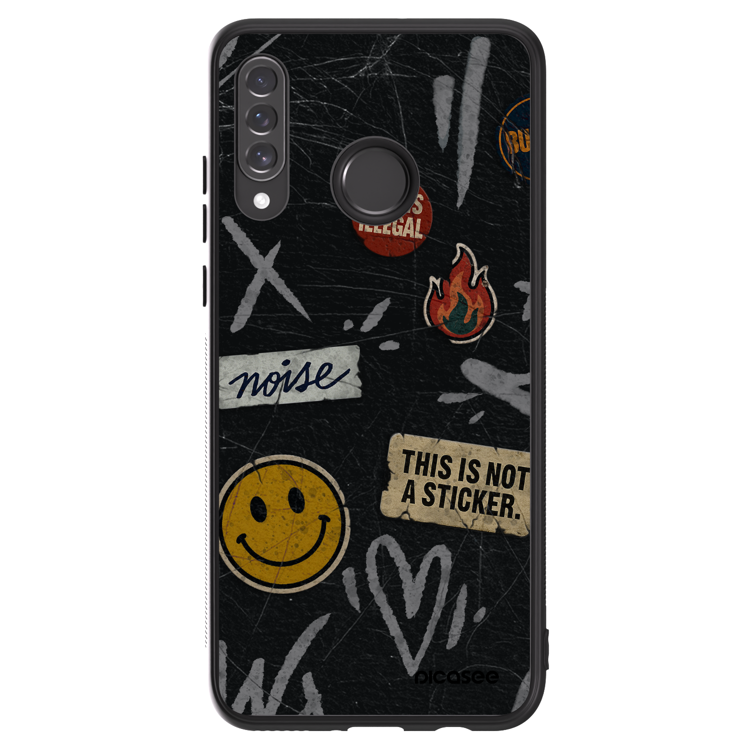 Picasee ULTIMATE CASE pentru Huawei P30 Lite - STICKERS x TAGS