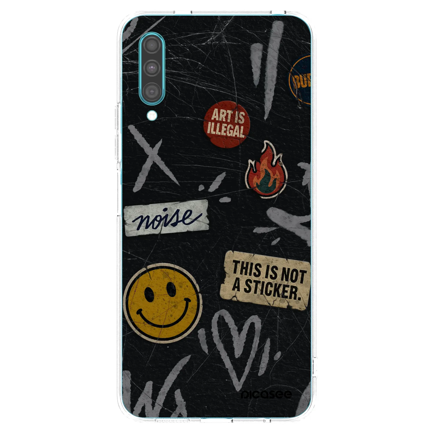 Picasee husă transparentă din silicon pentru Samsung Galaxy A30s A307F - STICKERS x TAGS