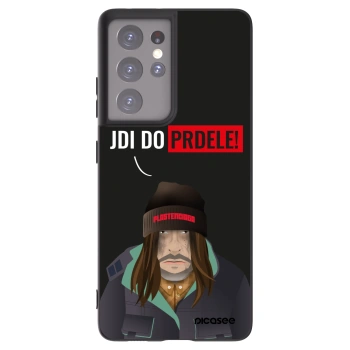 Picasee husă neagră din silicon pentru Samsung Galaxy S21 Ultra 5G G998B - Bezďák