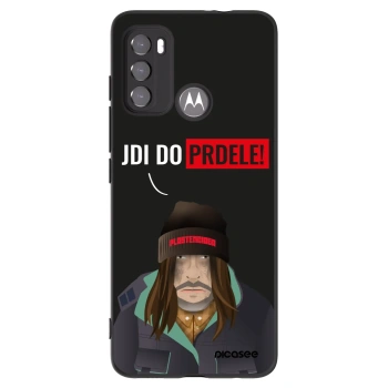 Picasee husă neagră din silicon pentru Motorola Moto G60 - Bezďák