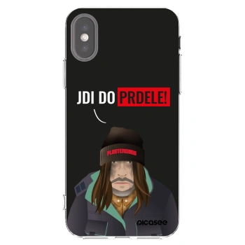 Picasee husă transparentă din silicon pentru Apple iPhone X/XS - Bezďák