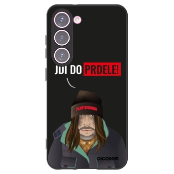 Picasee husă neagră din silicon pentru Samsung Galaxy S23 5G - Bezďák