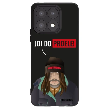 Picasee husă neagră din silicon pentru Honor X8a - Bezďák