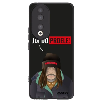 Picasee husă neagră din silicon pentru Honor 90 5G - Bezďák